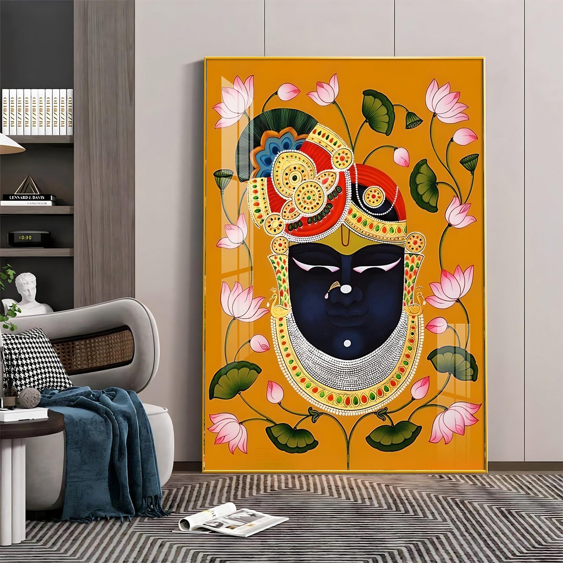 Divine Shreenathji Premium Vertical Acrylic Wall Art - Image 10
