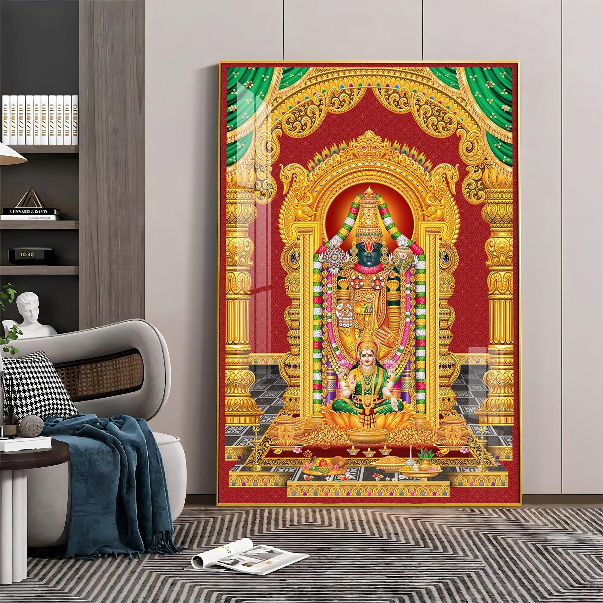 Lord Balaji Essence Premium Acrylic Vertical Wall Art - Image 15