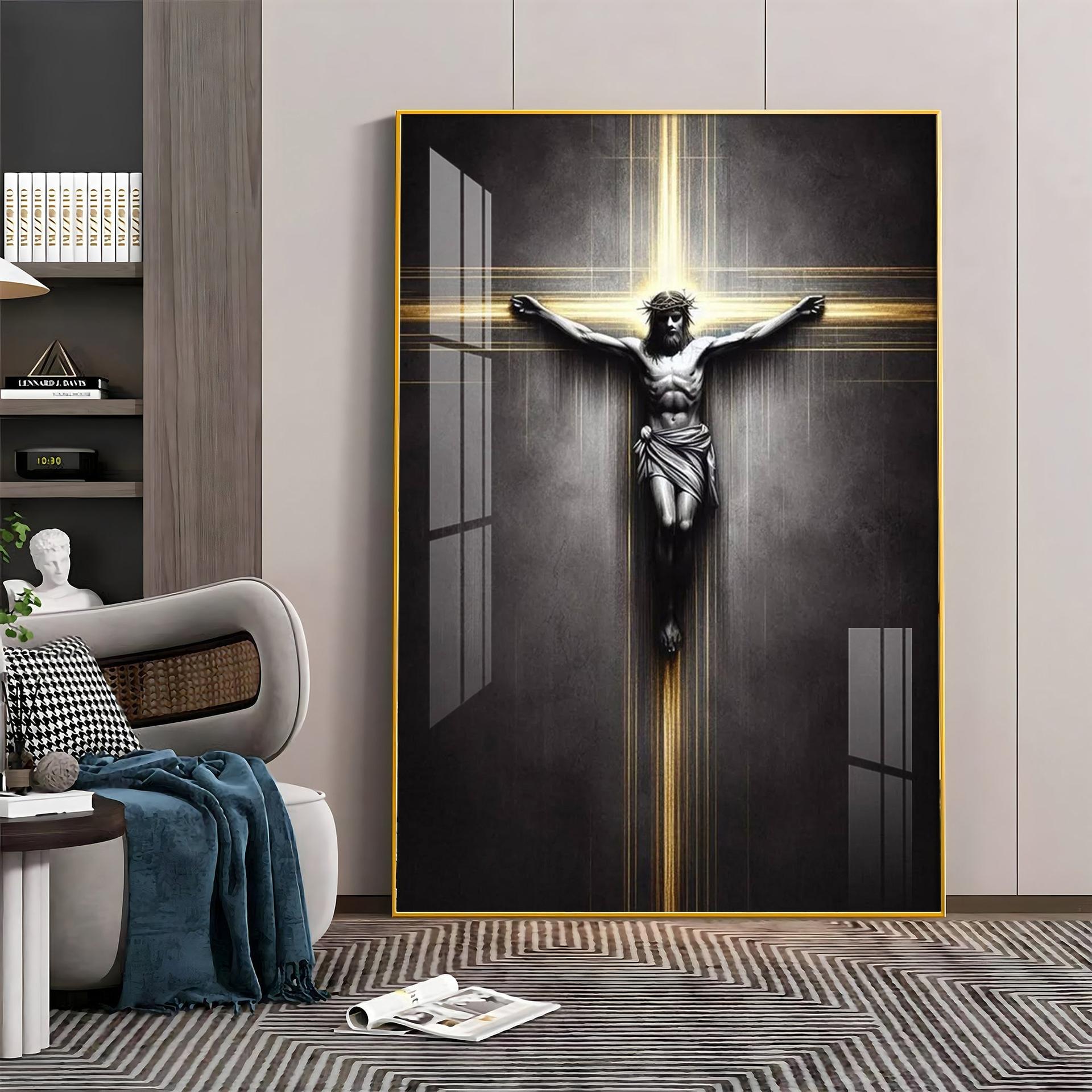 Sacred Crucifixion Premium Acrylic Wall Art - Image 5