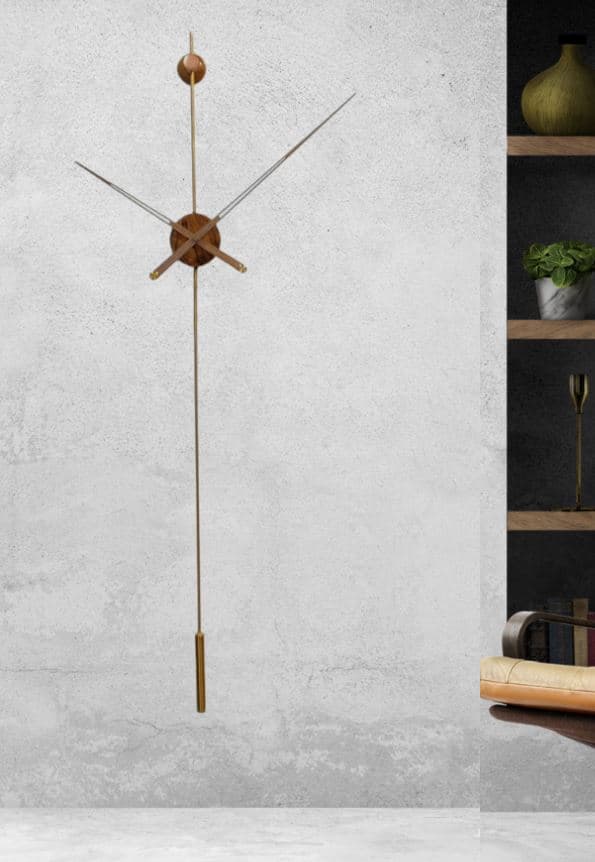 Vintage Wooden Hanging Wall Clock