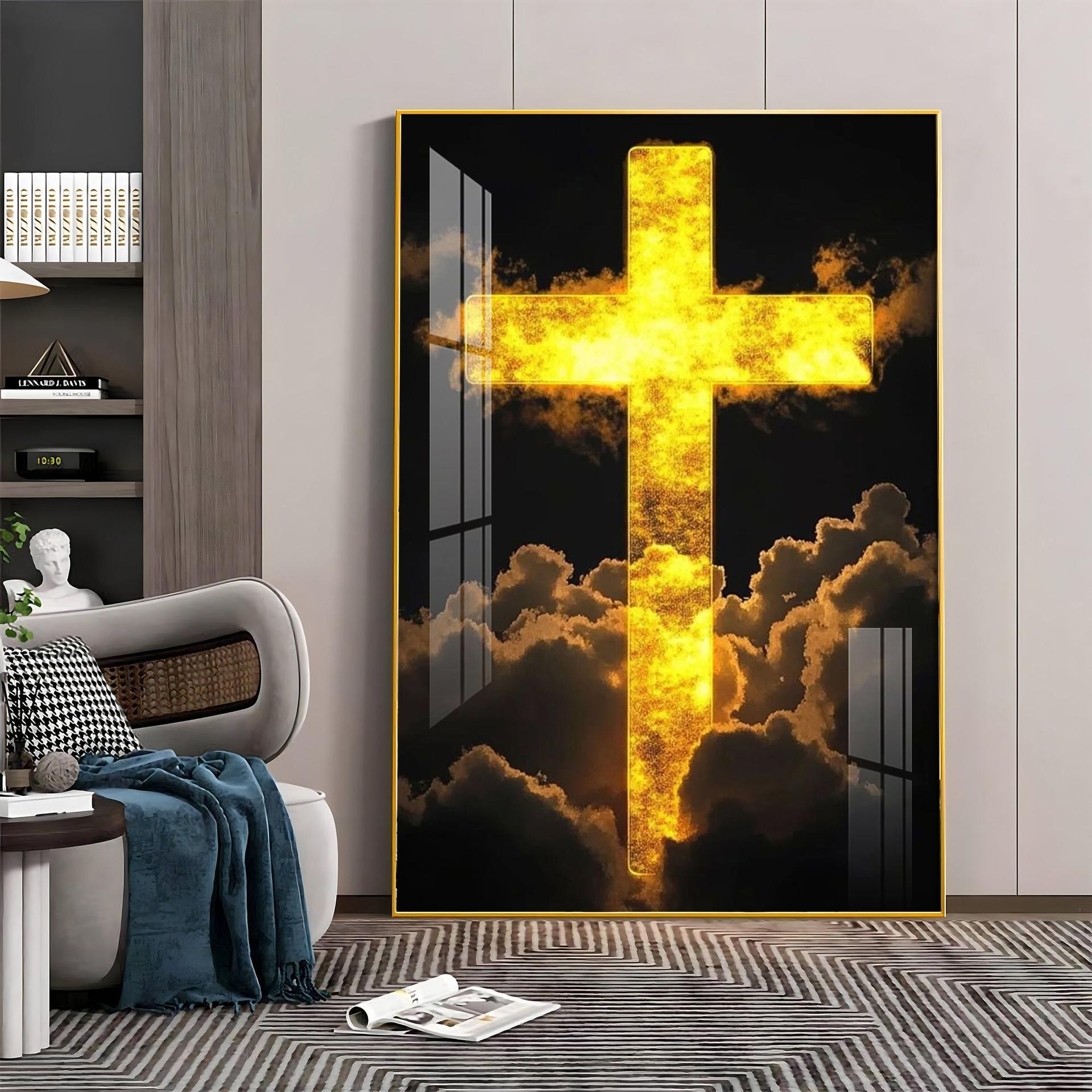 Heavenly Cross Vision Premium Acrylic Wall Art - Image 5