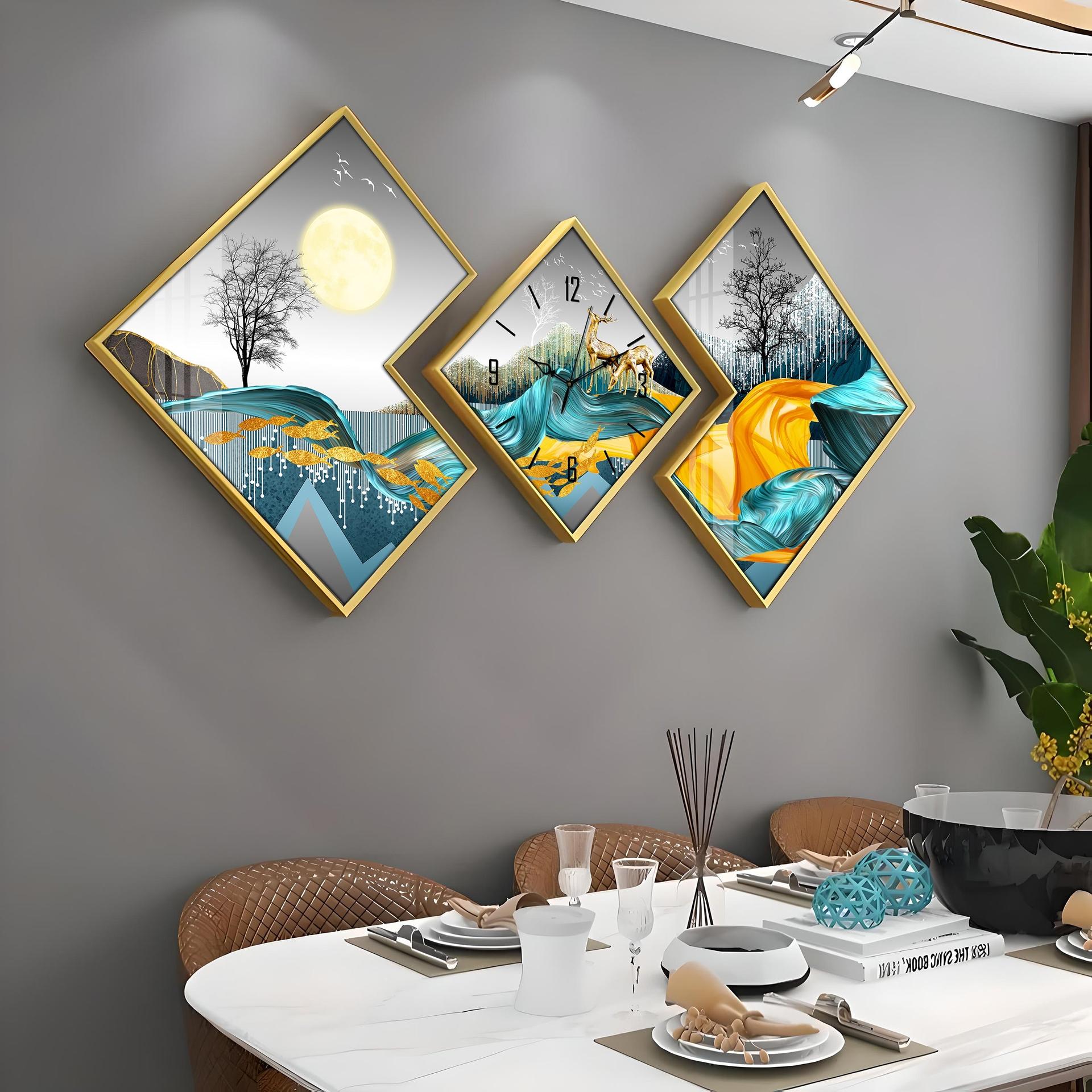 Full Moon Forest Premium Acrylic Wall Clock - Image 11