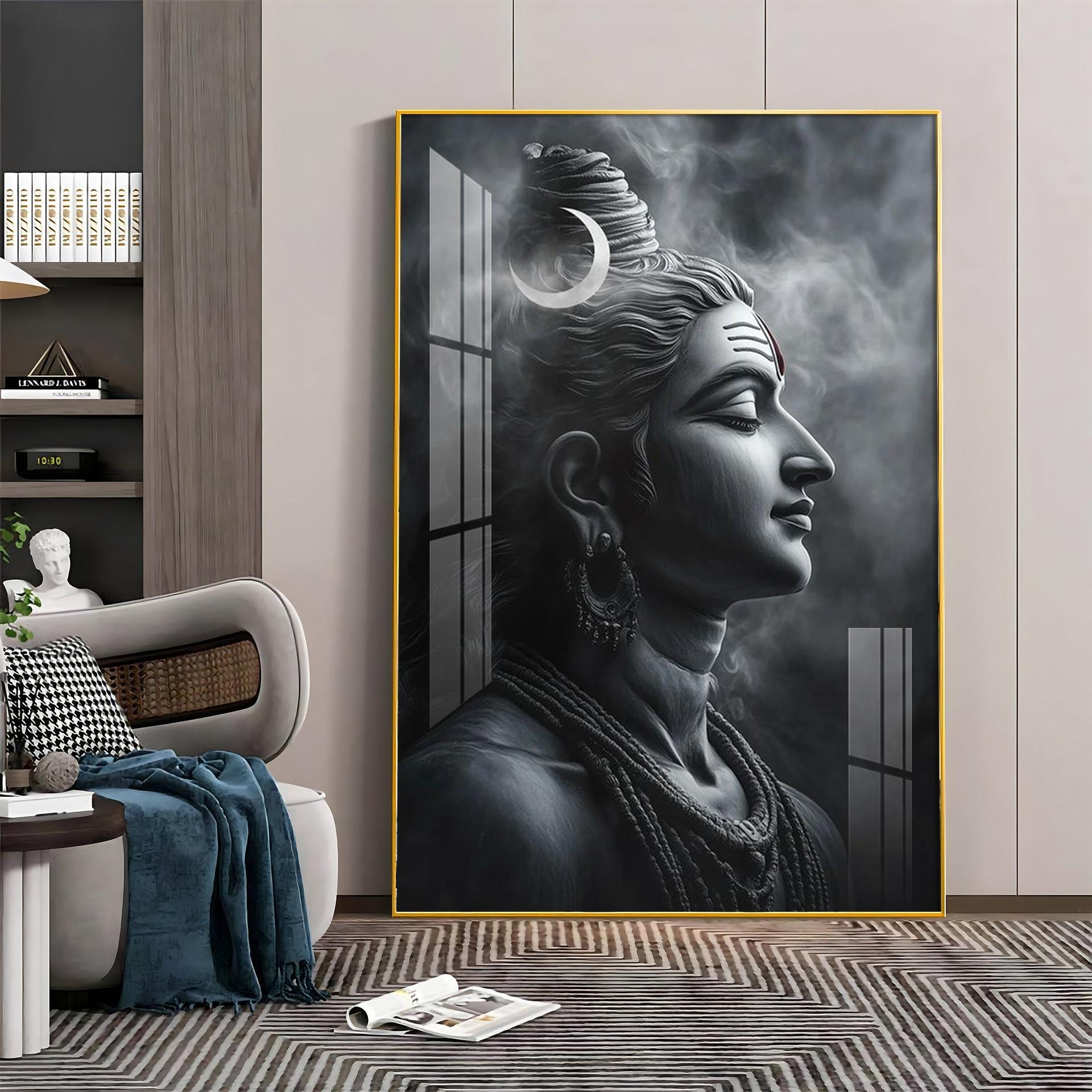 Lord Shiva Harmony Premium Acrylic Wall Art - Image 8