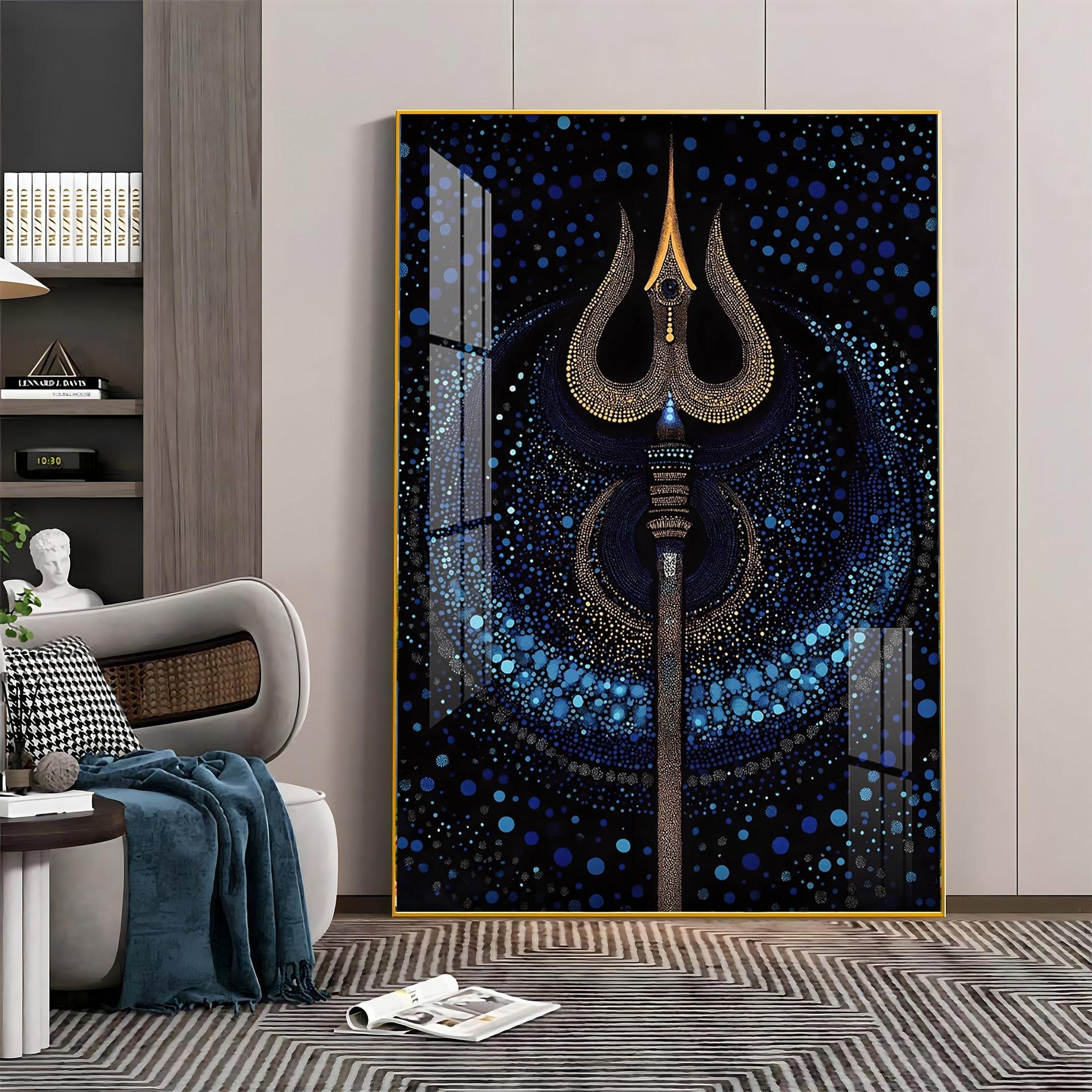 Celestial Guardian Premium Vertical Acrylic Wall Art - Image 9