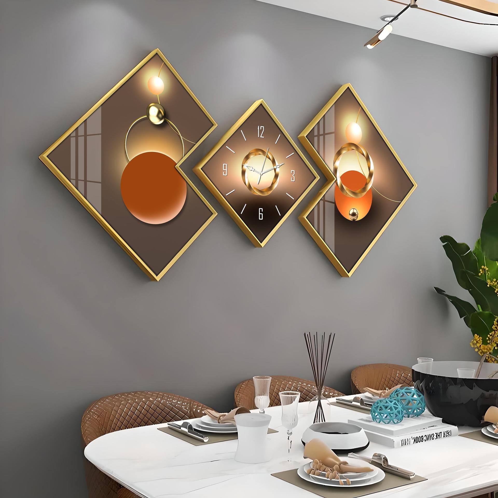 Illuminating Rings Premium Acrylic Wall Clock - Image 3