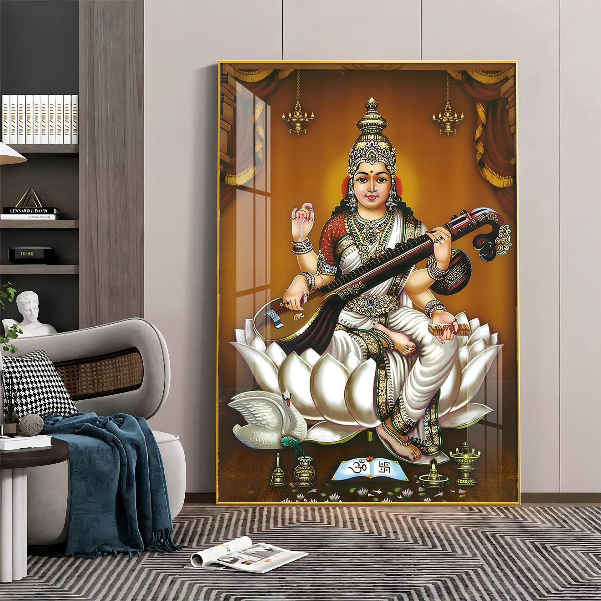 The Goddess's Embrace Premium Vertical Acrylic Wall Art - Image 10