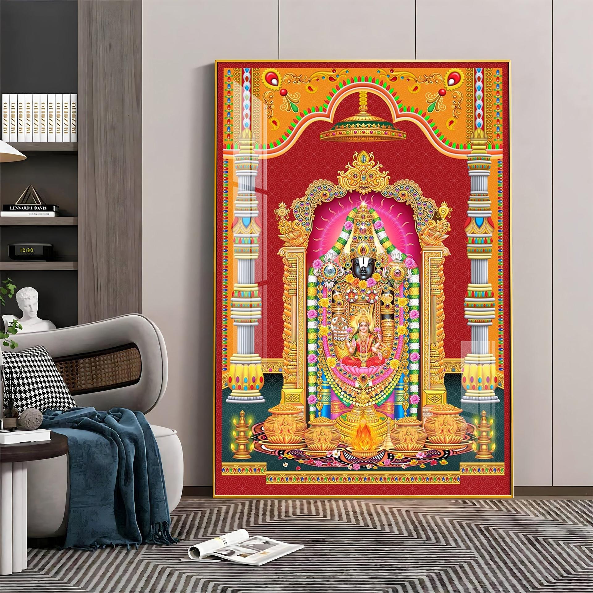 Narayana Blessing Premium Acrylic Vertical Wall Art - Image 10
