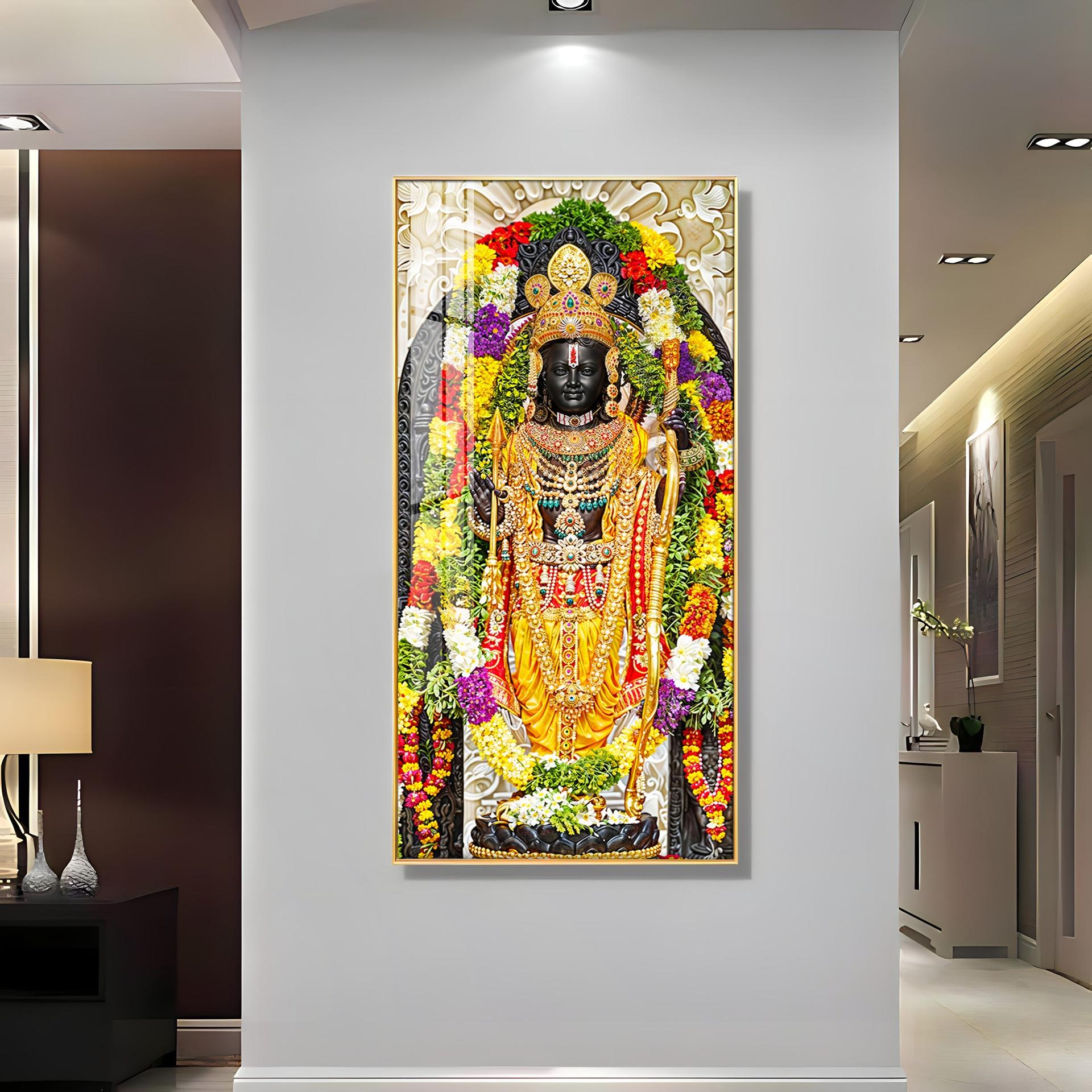 Lord Rama Portray Premium Vertical Wall Art - Image 12
