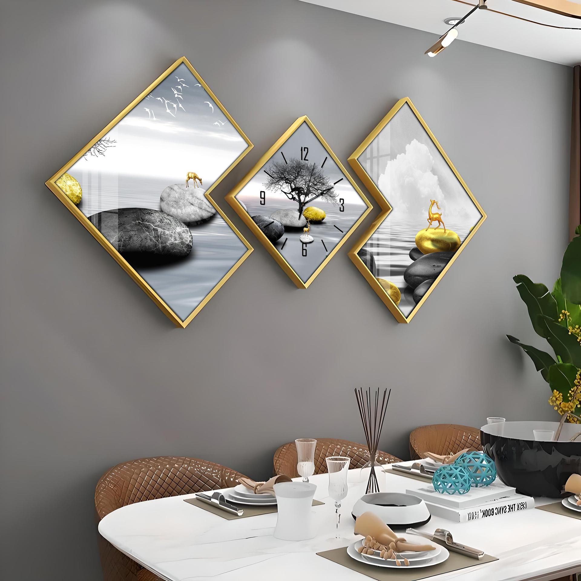 Magical Stones Premium Acrylic Wall Clock - Image 3