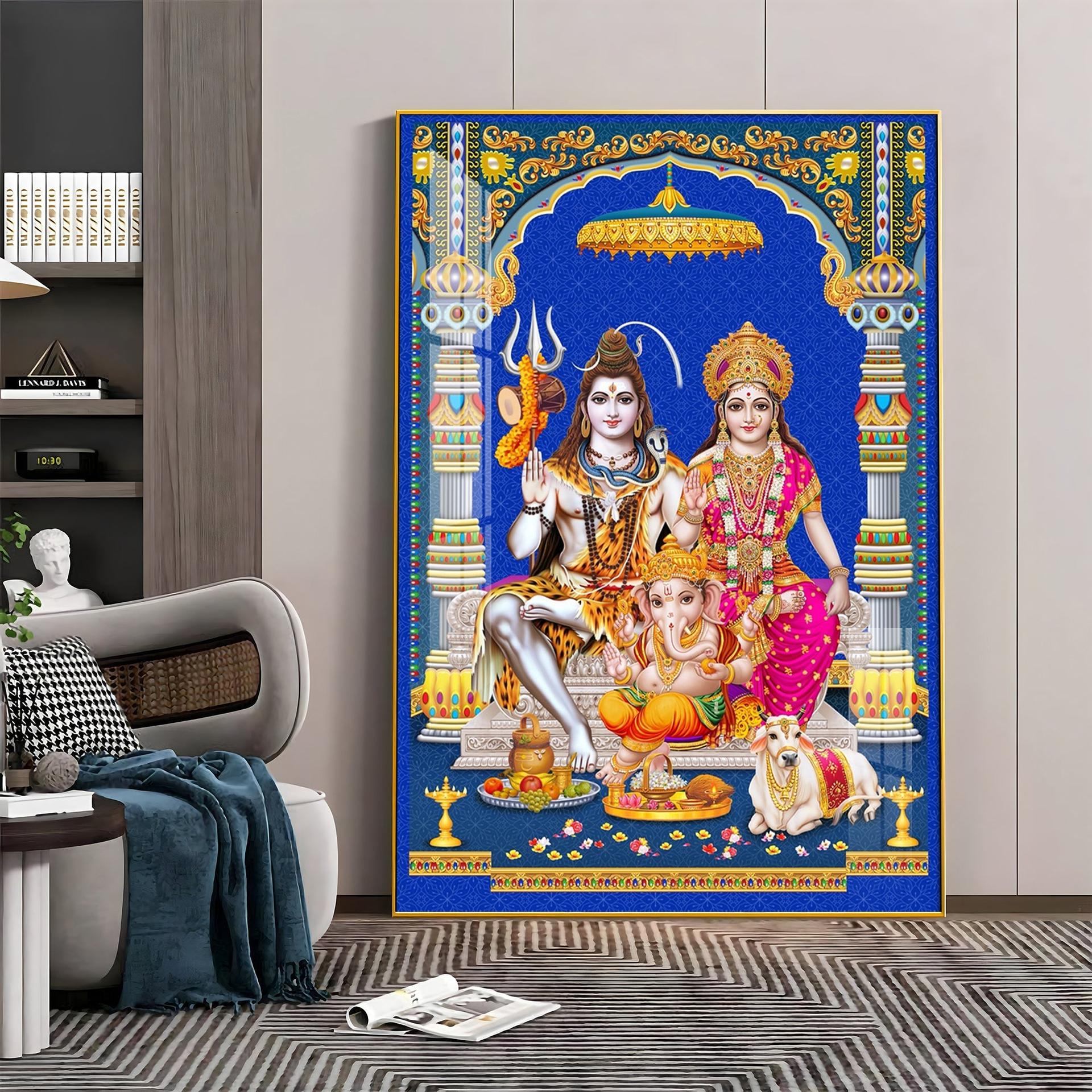 Divine Harmony Premium Acrylic Vertical Wall Art - Image 8