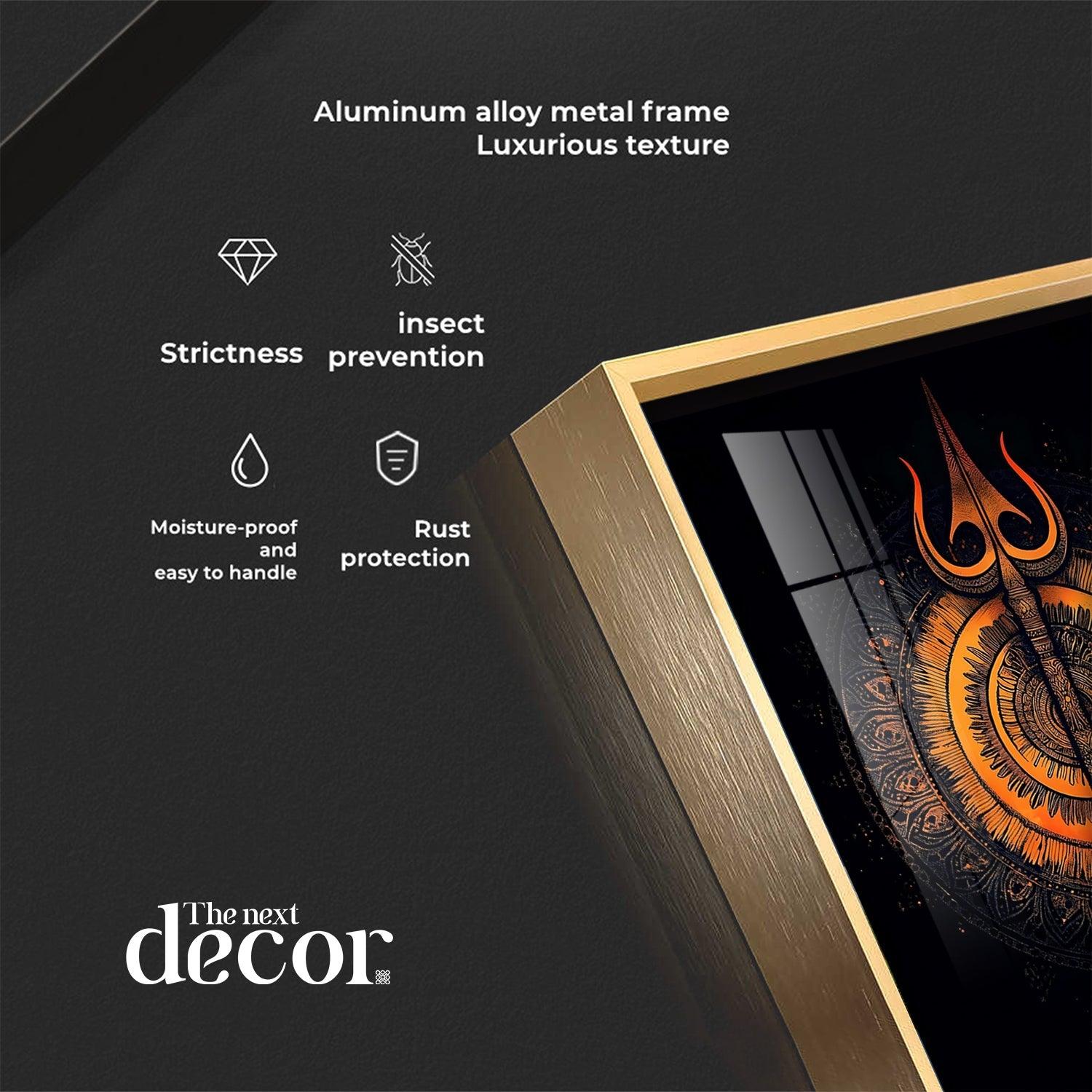 The Radiance Of Shiva Premium Vertical Acrylic Wall Art - Image 10