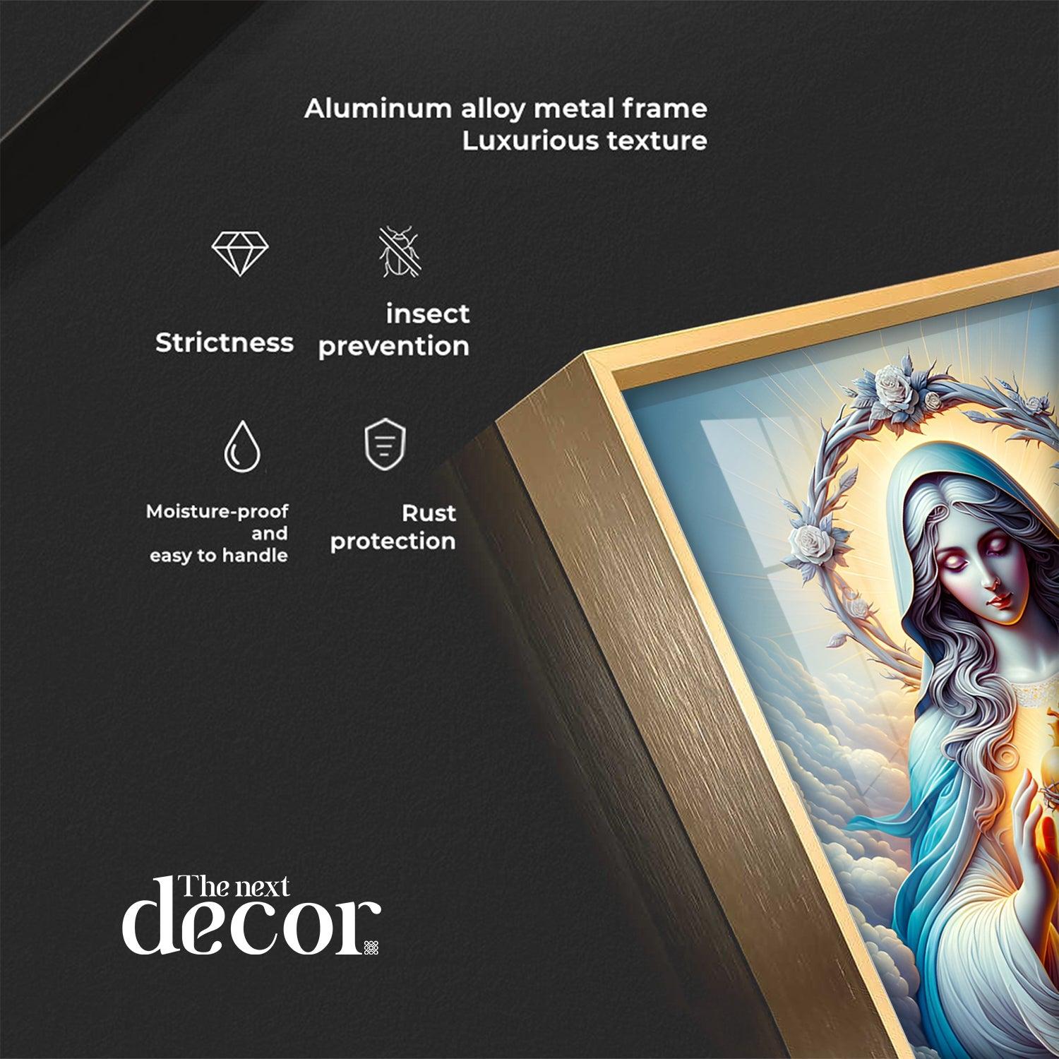 Divine Maternal Love Premium Acrylic Vertical Wall Art - Image 9