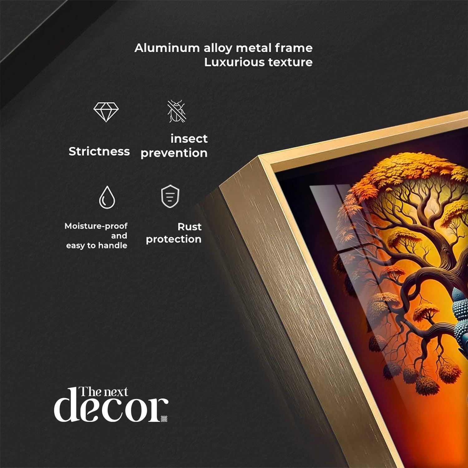 Enlighten Buddha Premium Acrylic Vertical Wall Art - Image 10