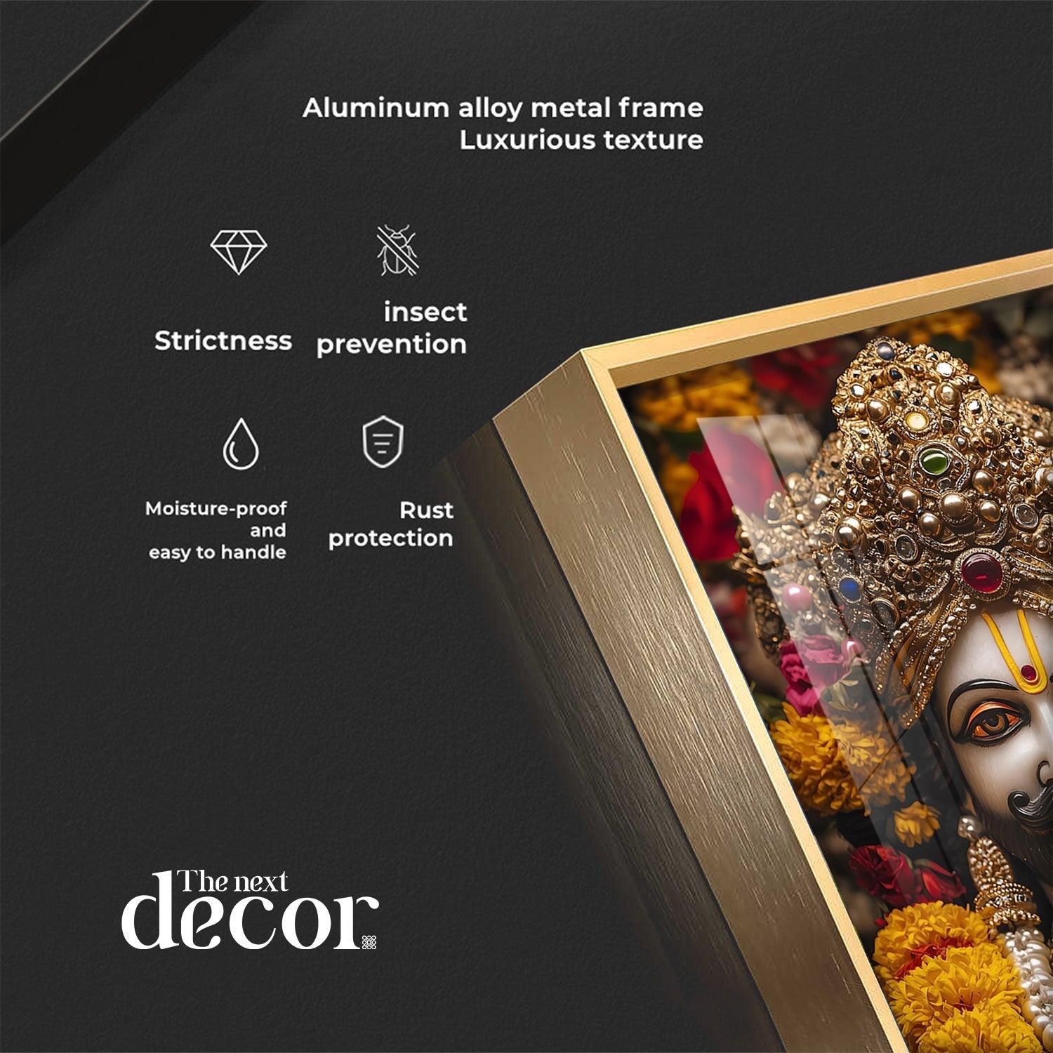 Shree Khatu Shyam Premium Vertical Acrylic Wall Art - Image 9