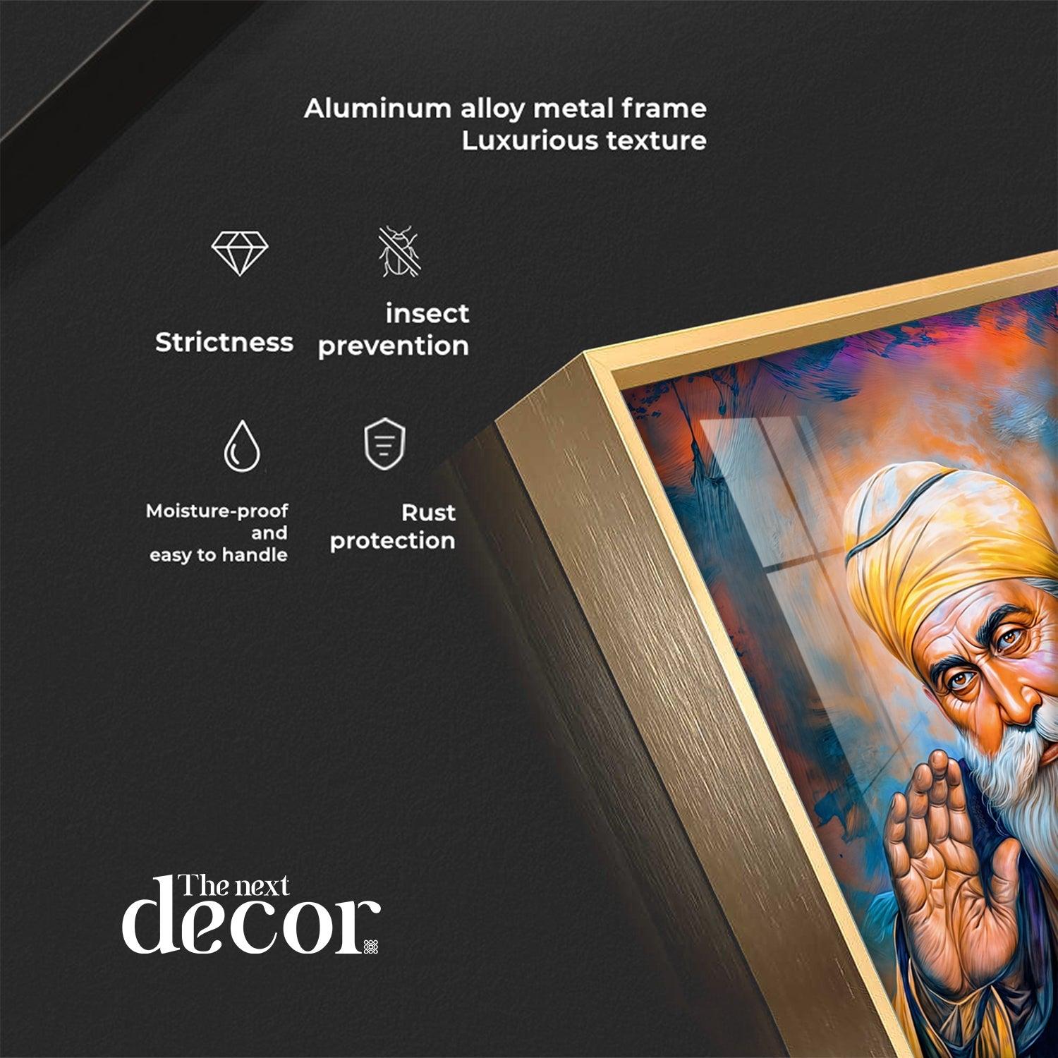 Divine Guru Ji Premium Vertical Acrylic Wall Art - Image 10