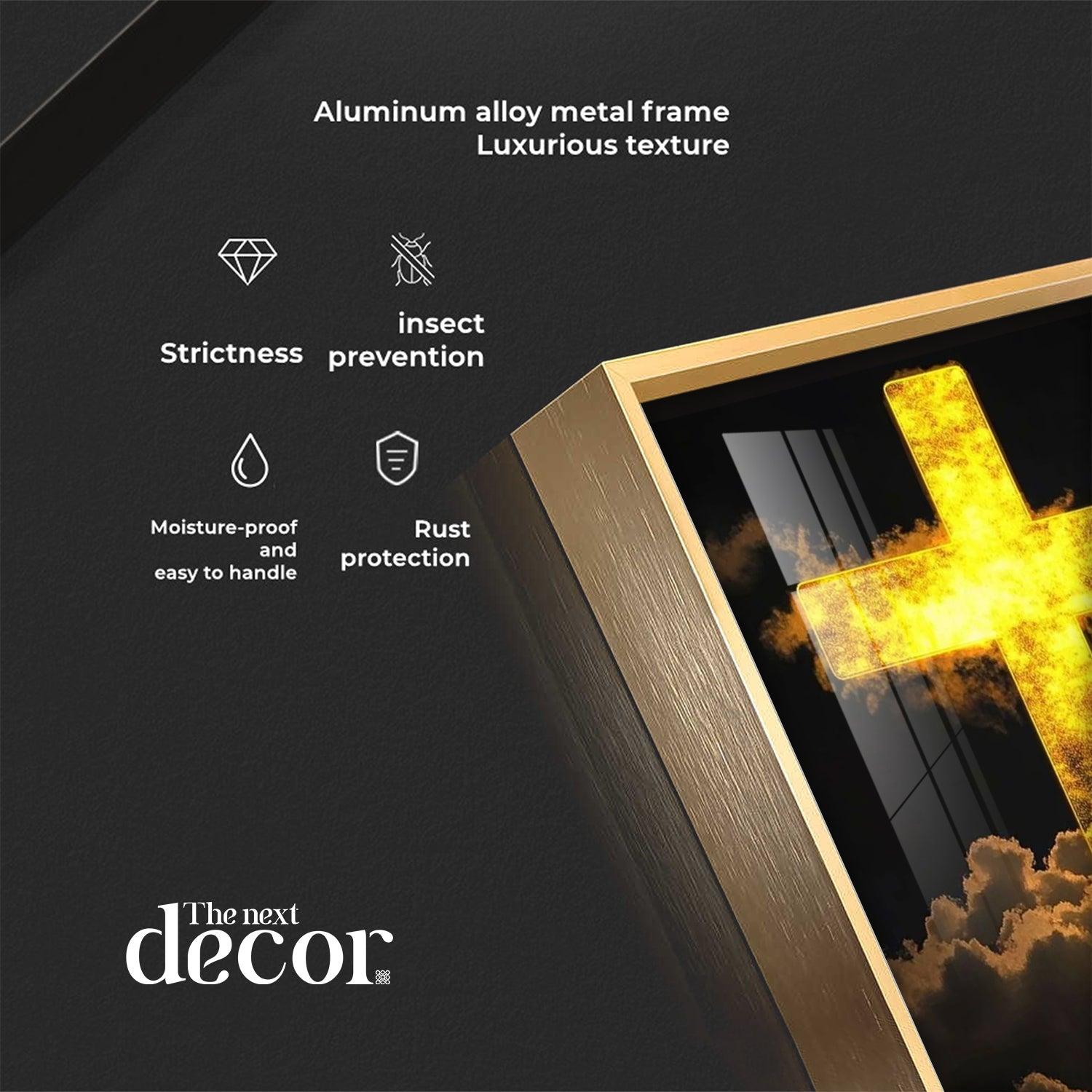 Heavenly Cross Vision Premium Acrylic Wall Art - Image 4