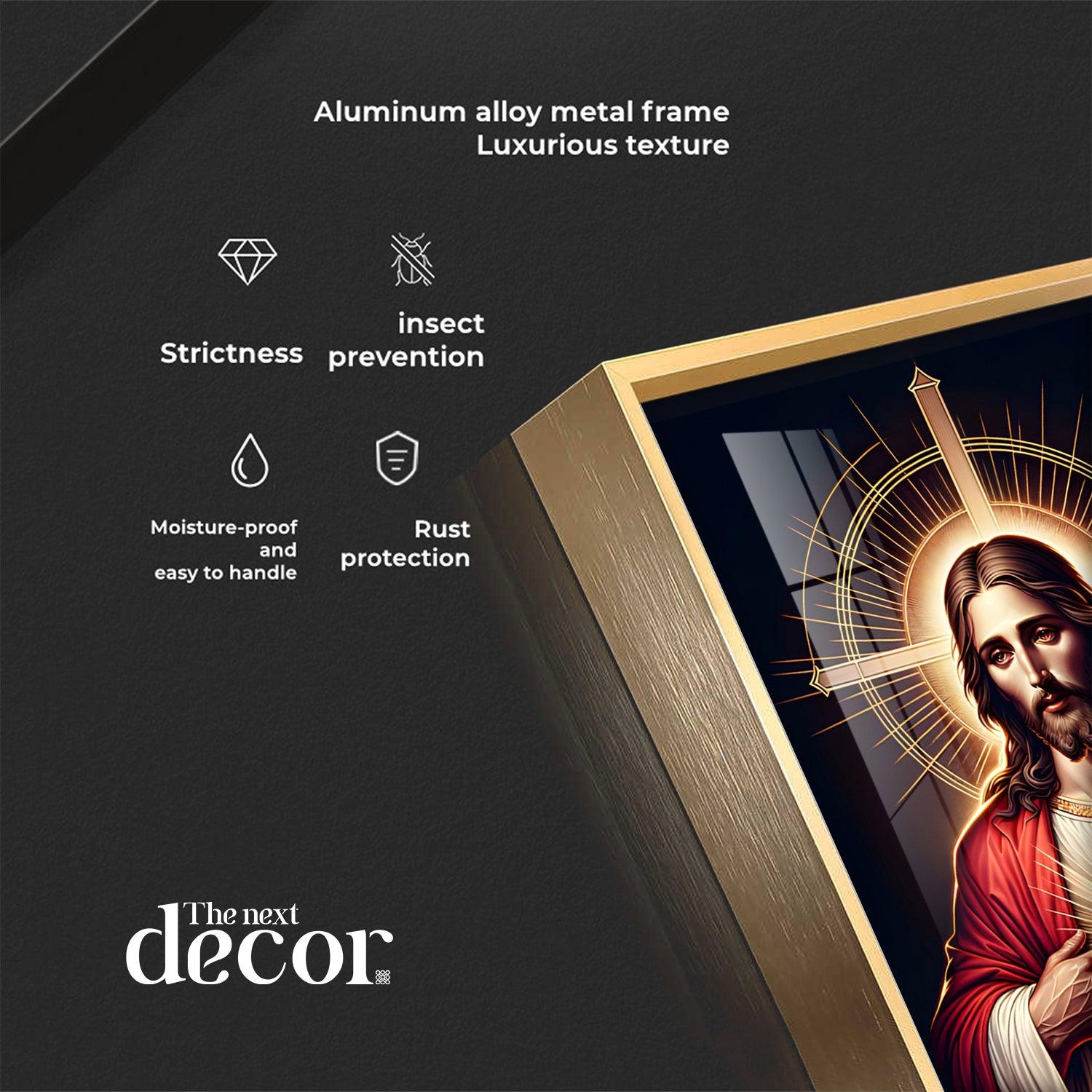 Canvas Of Christ's Love Premium Acrylic Vertical Wall Art - Image 8