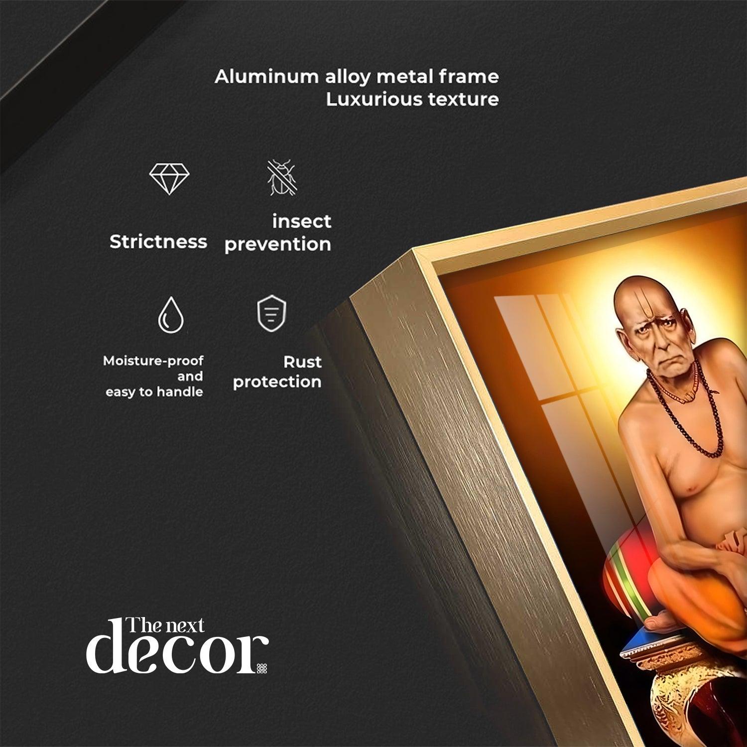 Portrait Of Shri Swami Samartha Premium Vertical Acrylic Wall Art - Image 10