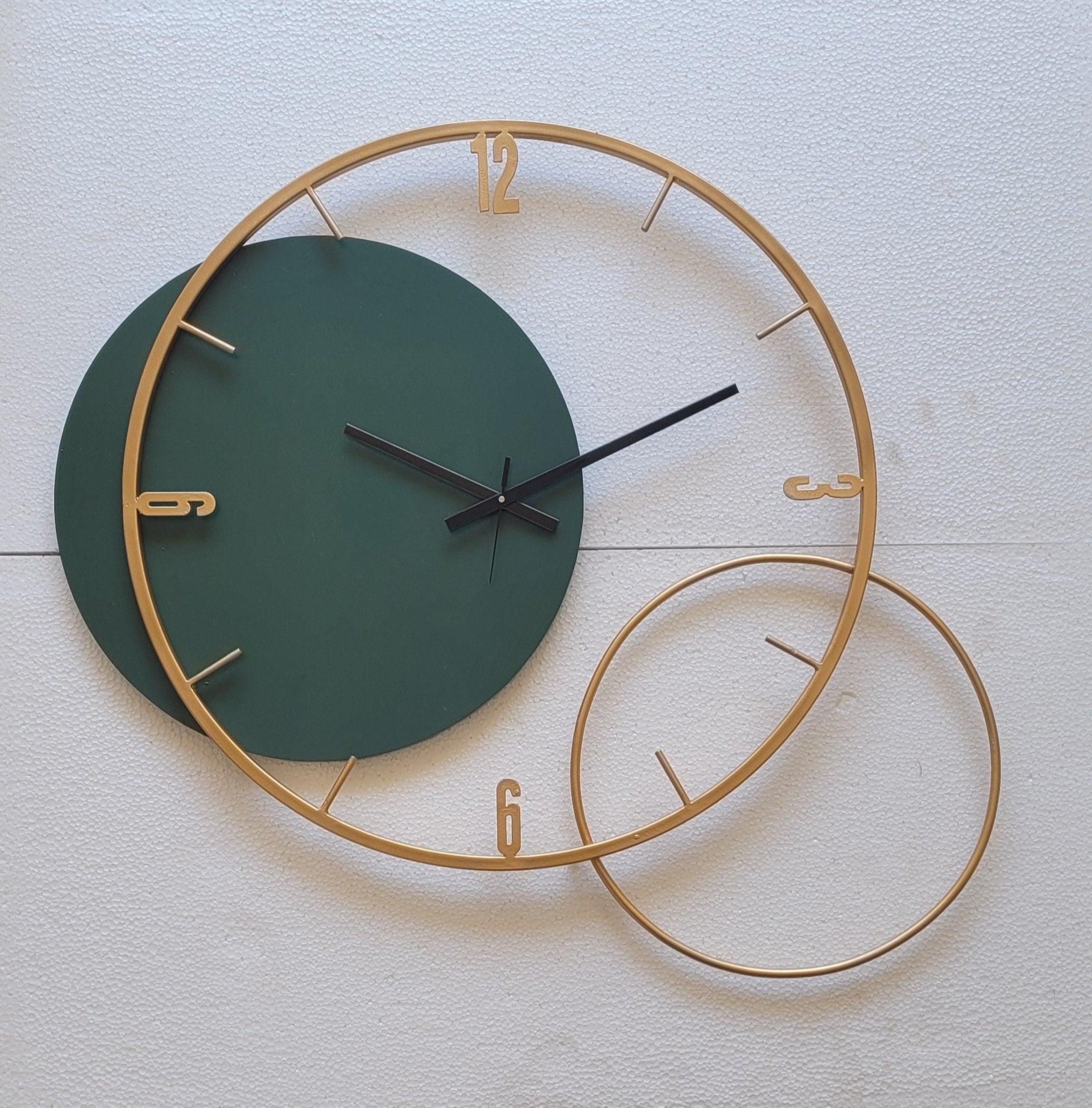 Oversized Metal Wall Clock Art - Image 5