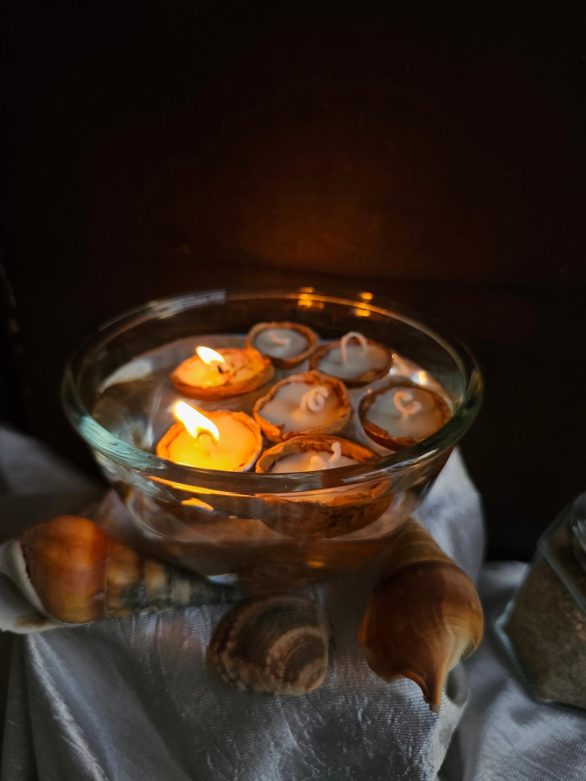 Floating Walnut Candle (pack Of 10) - Image 3