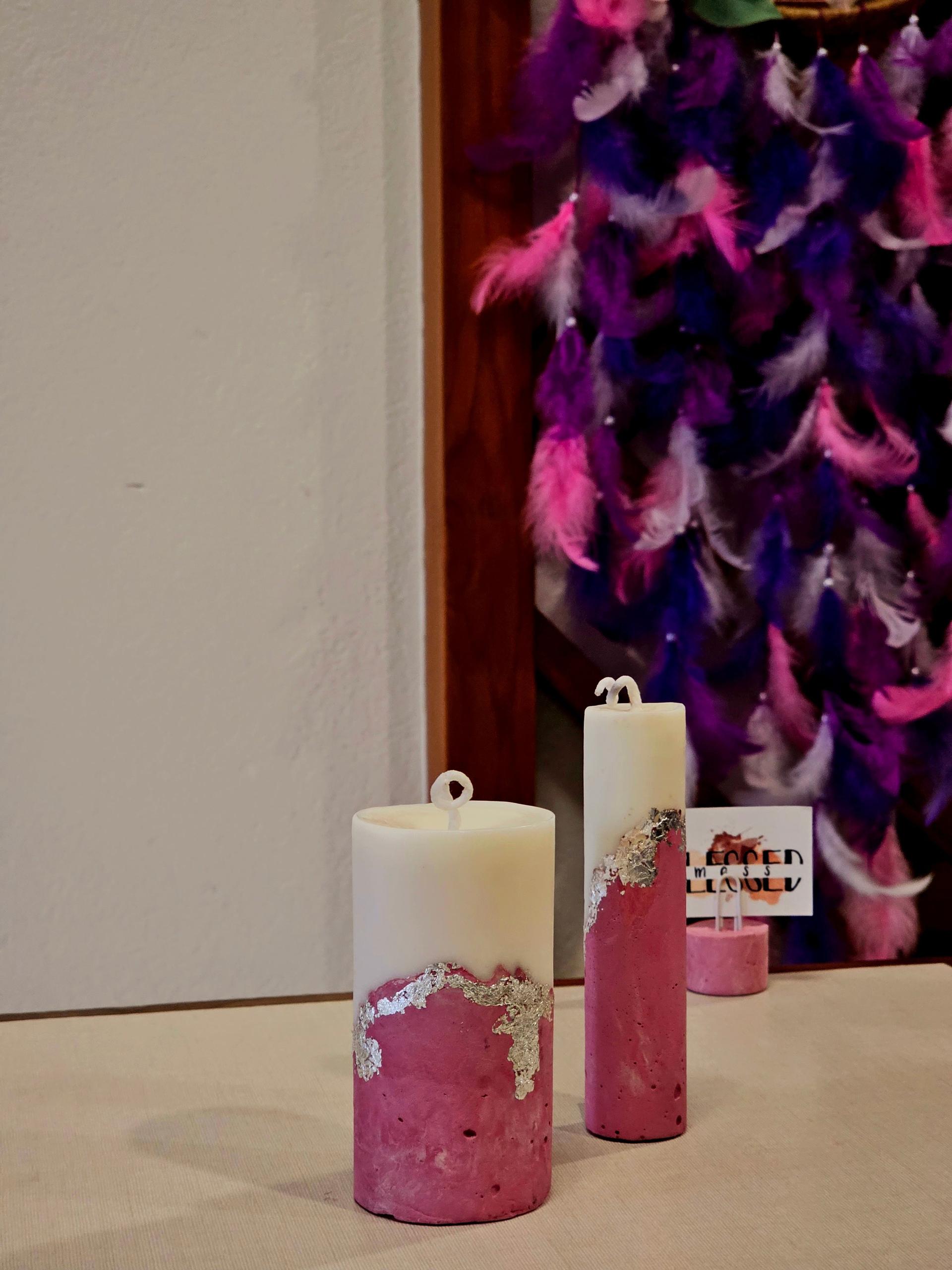 Mix Media Candle | Aesthetic Home Decor Gift - Image 4