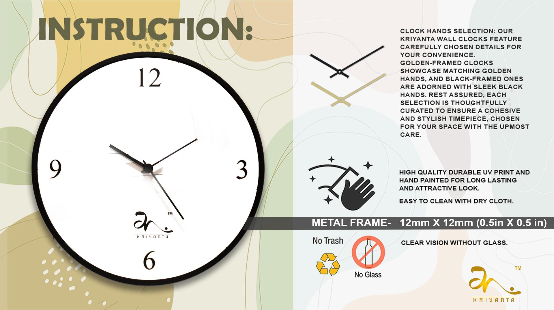 Nature's Rhythm Wall Clock - Image 6
