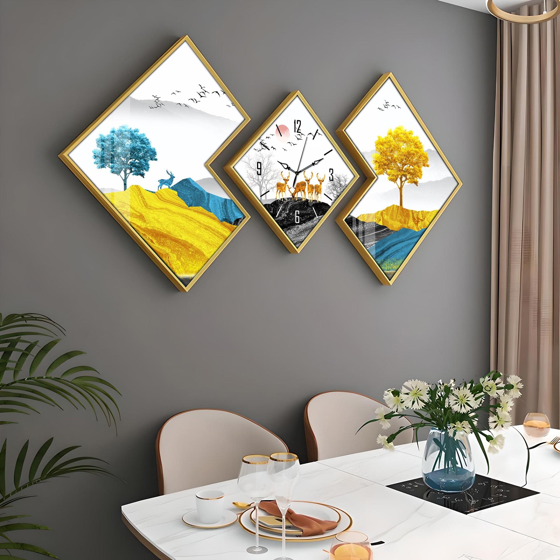 Forest Landscape Premium Acrylic Wall Clock - Image 3