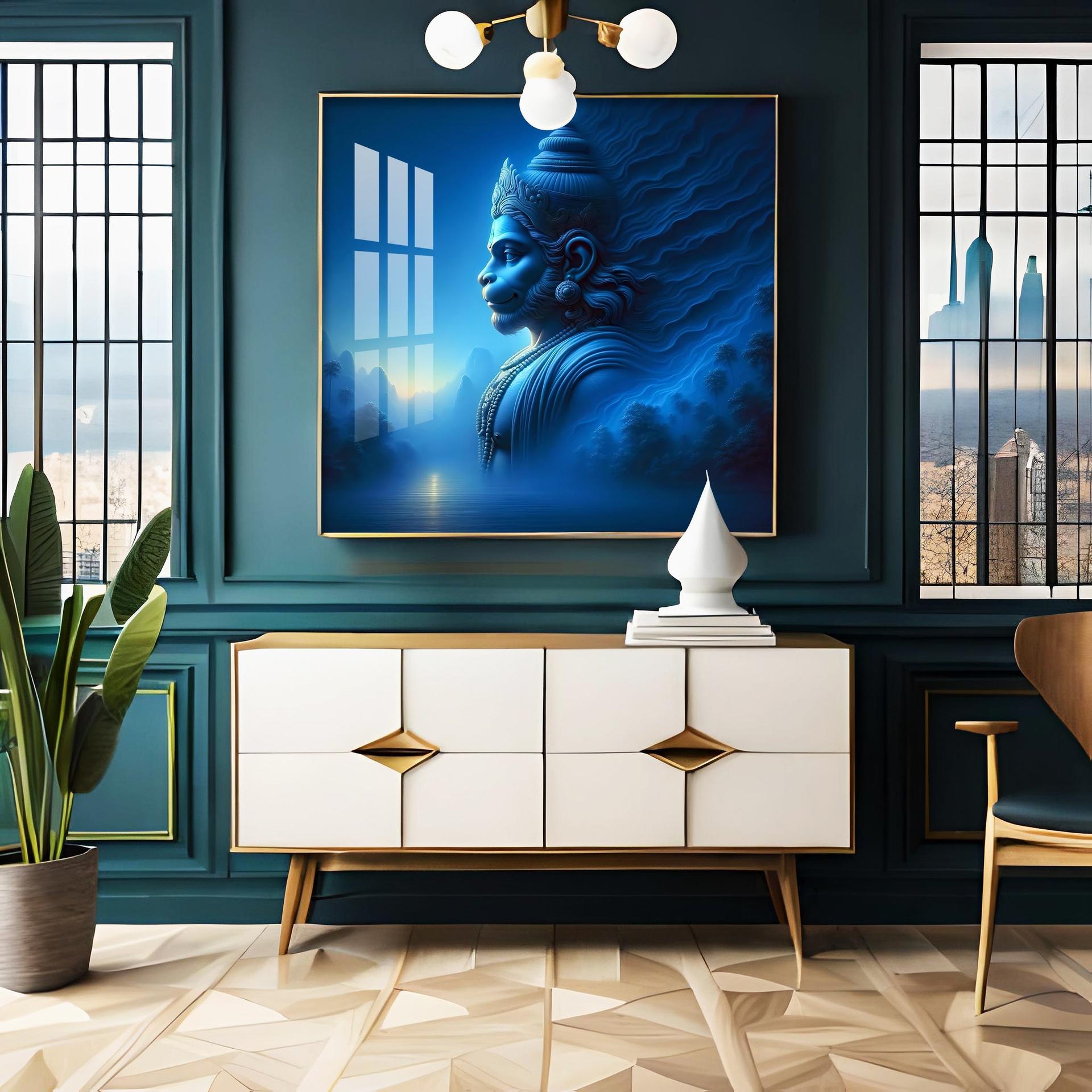 Vaayuputra Premium Acrylic Square Wall Art - Image 11