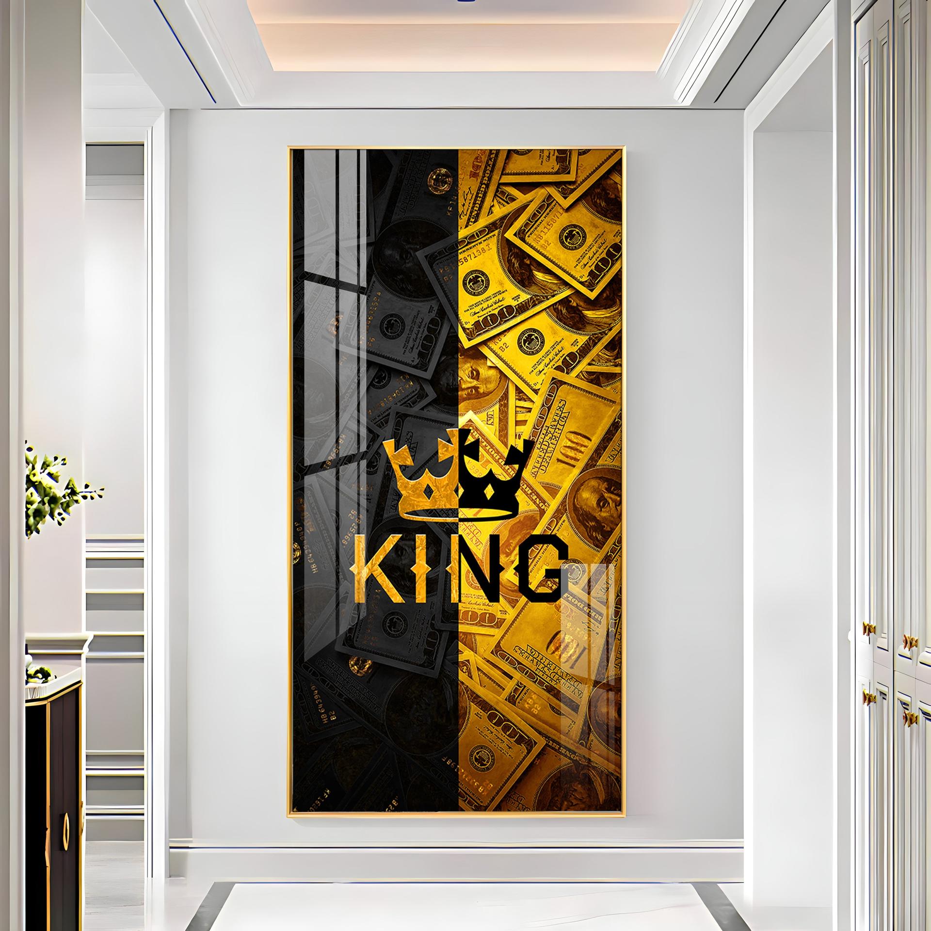 A Royal Depiction Premium Acrylic Vertical Wall Art