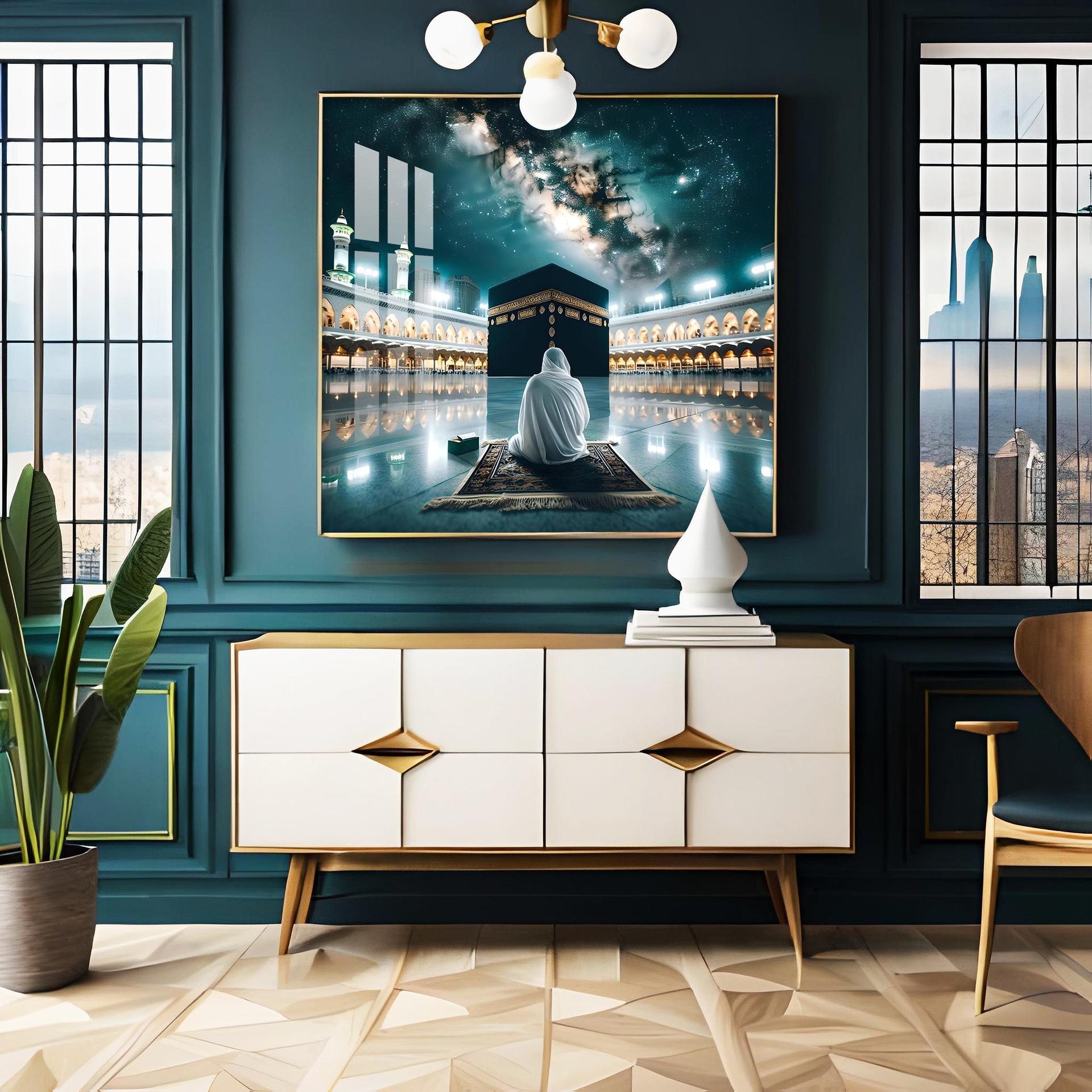Kaaba Mecca Premium Acrylic Square Wall Art - Image 4