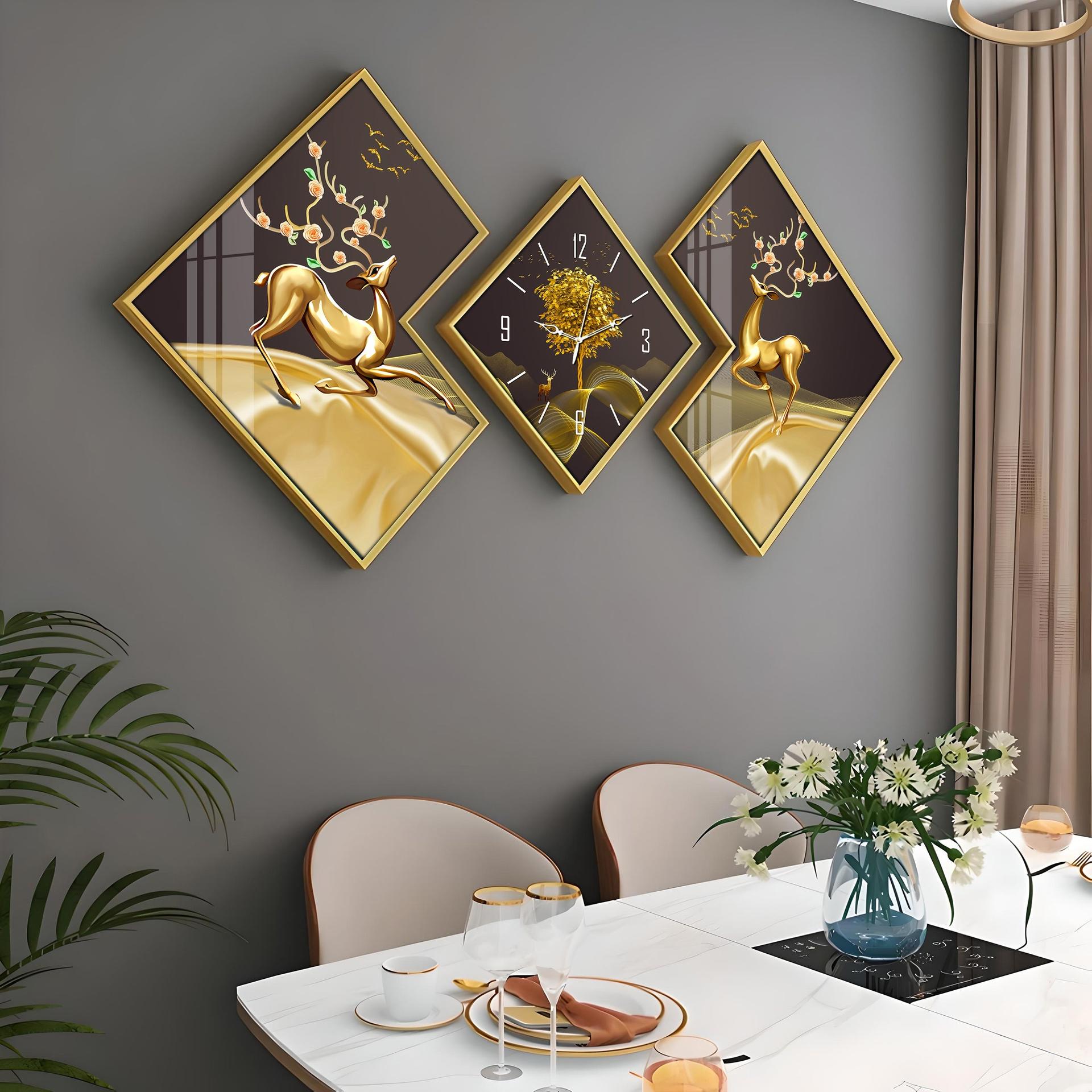 Dancing Deer Premium Acrylic Wall Clock - Image 10