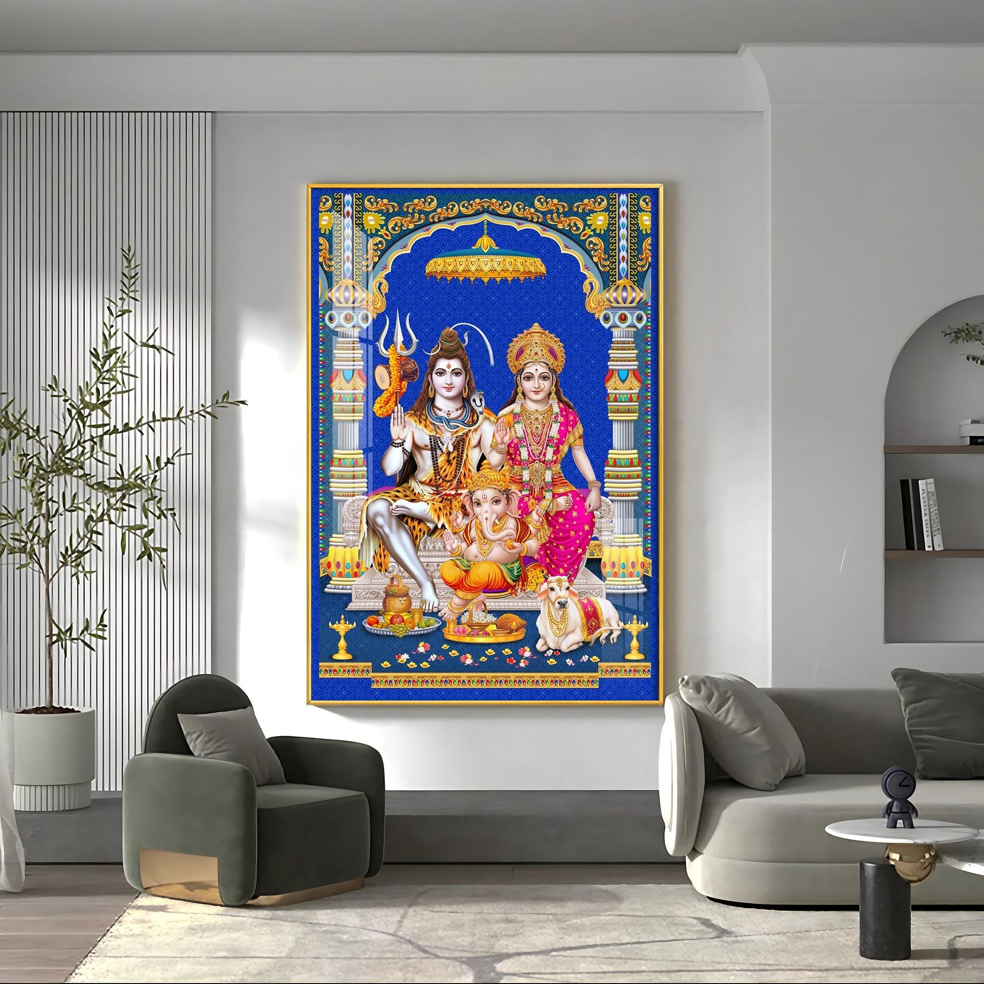 Divine Harmony Premium Acrylic Vertical Wall Art - Image 7