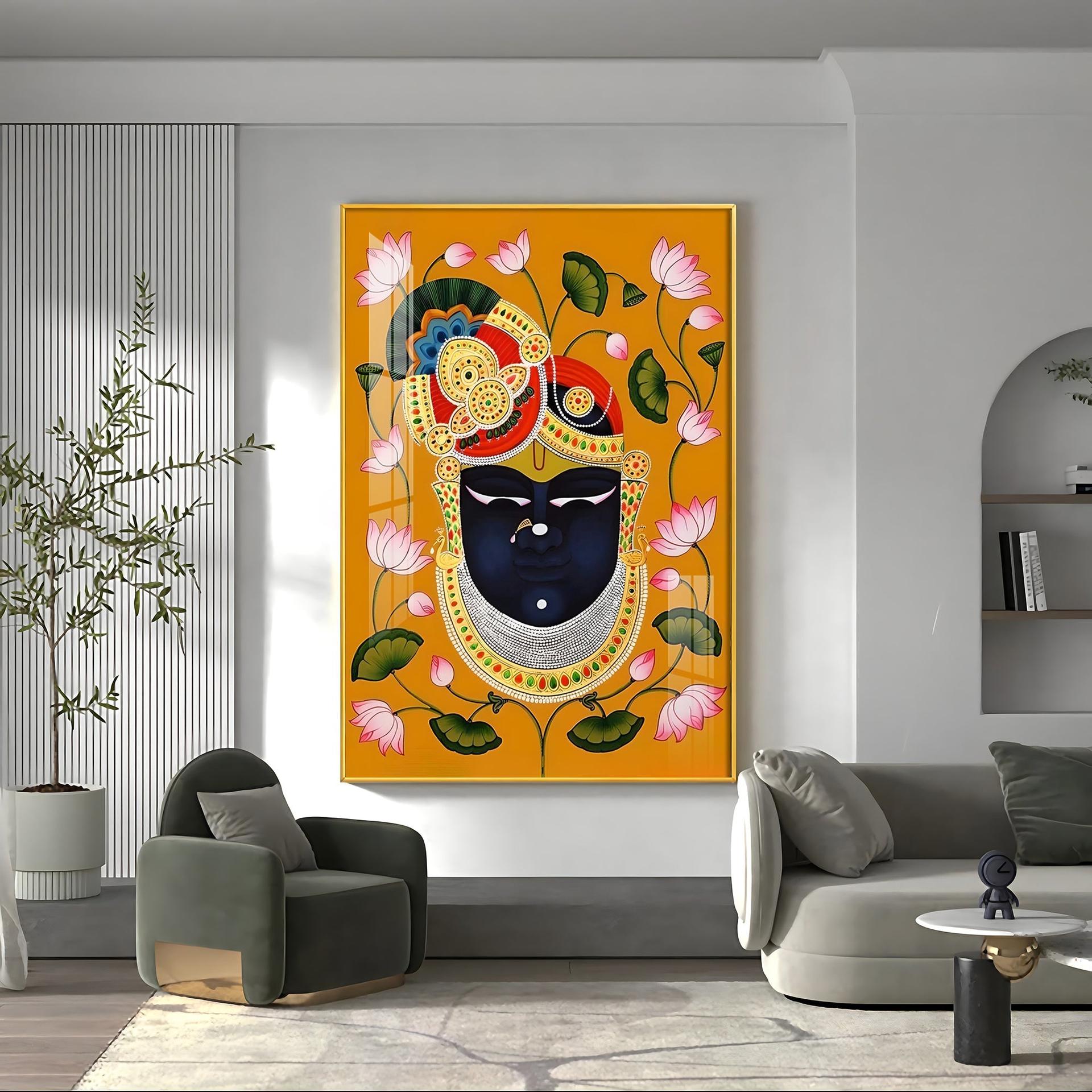 Divine Shreenathji Premium Vertical Acrylic Wall Art - Image 16
