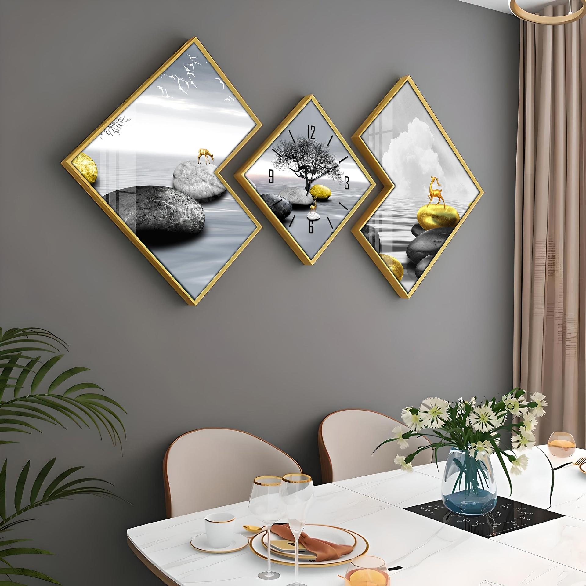 Magical Stones Premium Acrylic Wall Clock - Image 4