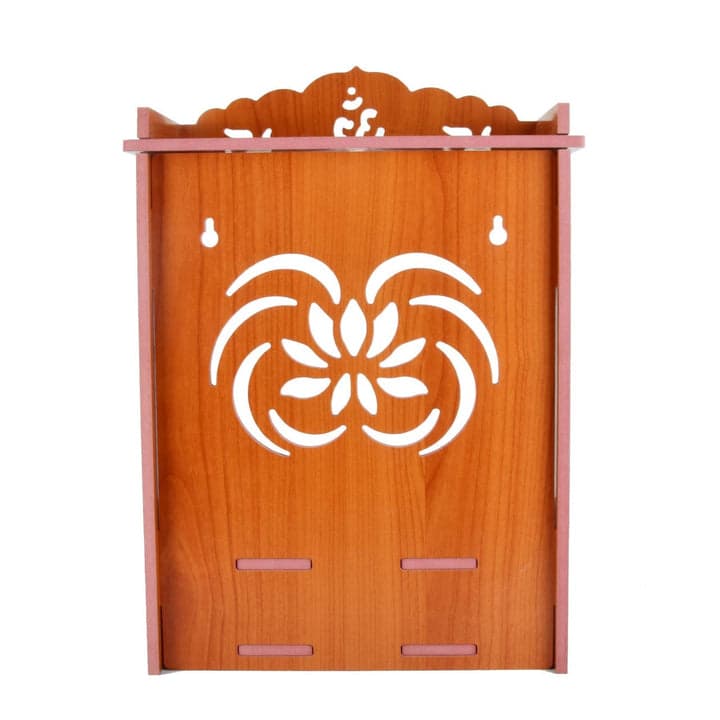 Wooden Bliss Shrine: Tranquil Spiritual Centerpiece | Temple For Home And Office | Wooden Bliss Shrine - Image 11