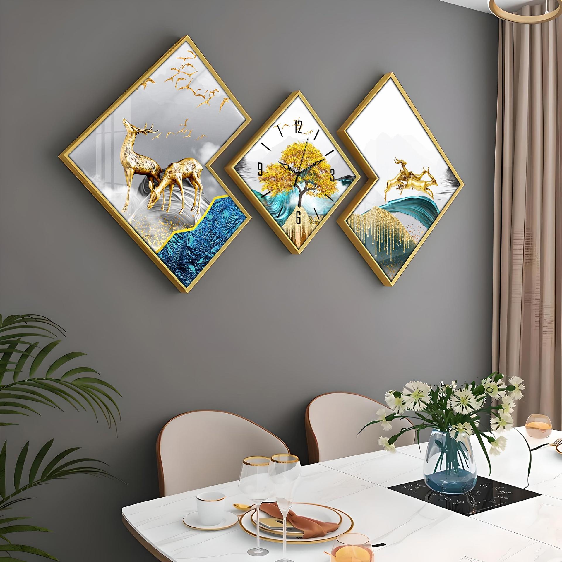 Golden Tree Premium Acrylic Wall Clock - Image 3