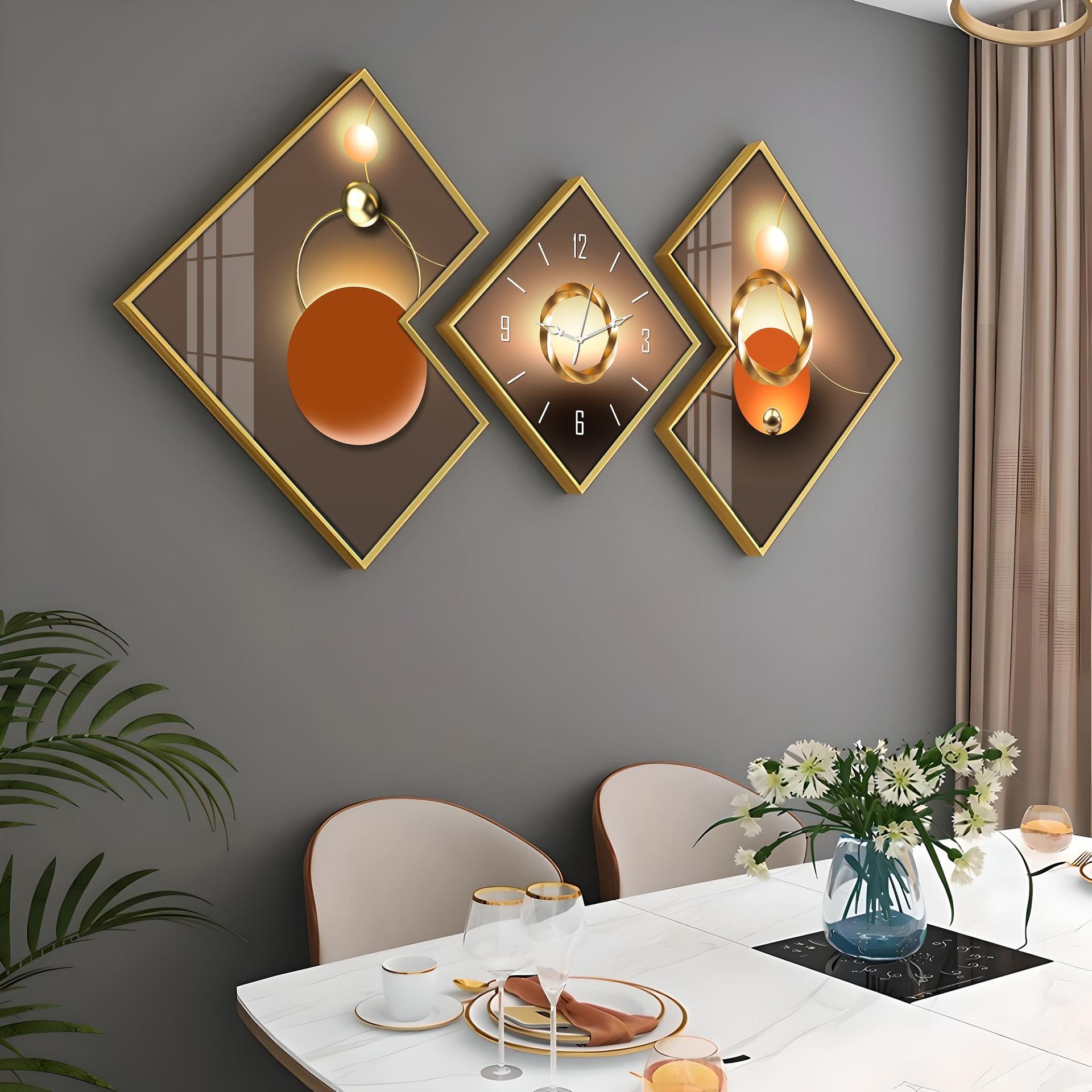 Illuminating Rings Premium Acrylic Wall Clock - Image 4