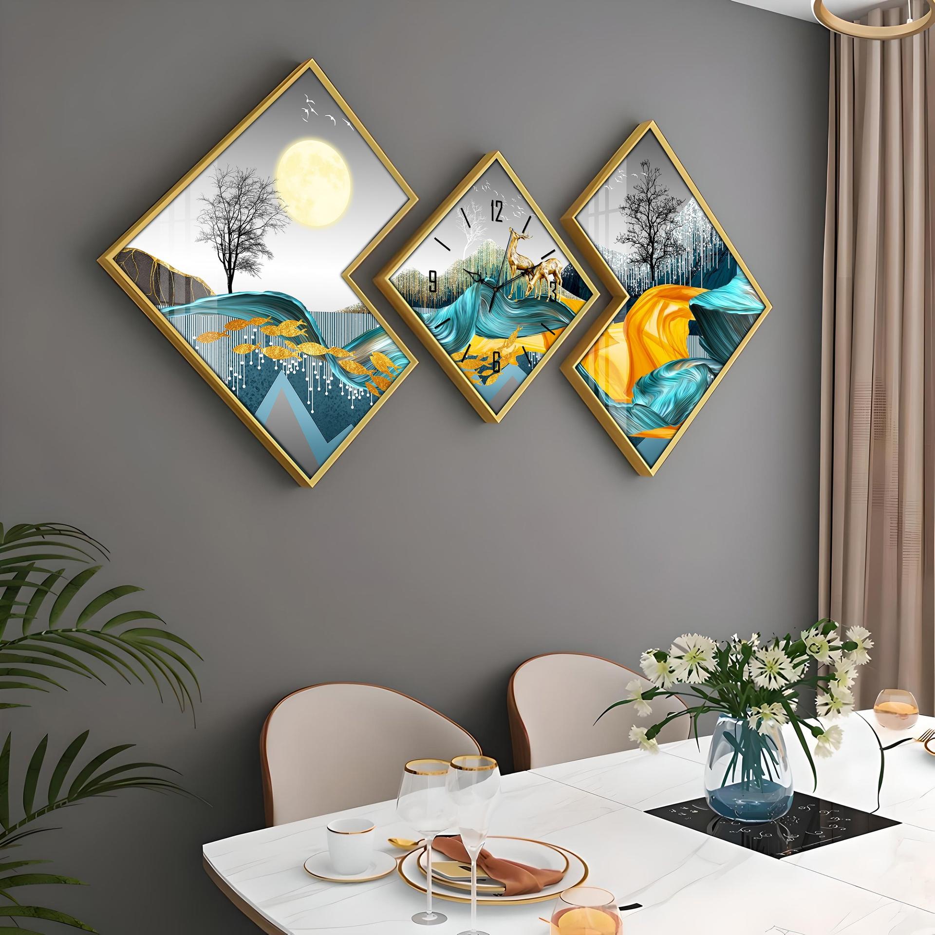 Full Moon Forest Premium Acrylic Wall Clock - Image 10