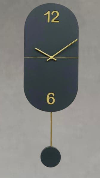 Modern Silent Pendulum Wall Clock - Image 2