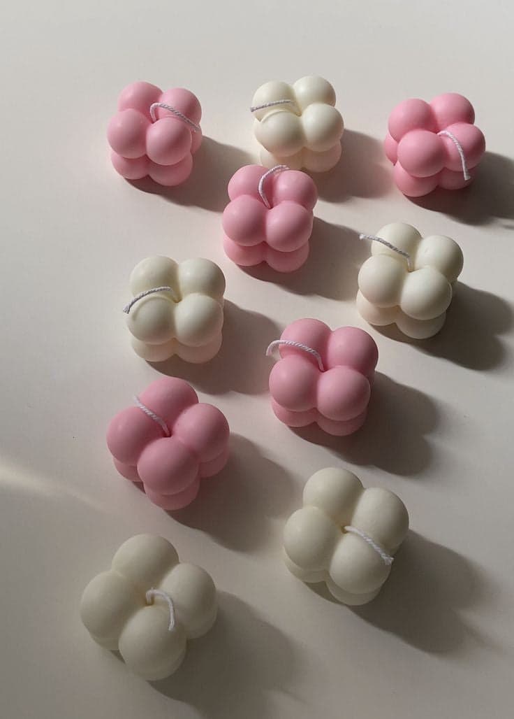 Baby Puzzle Candle (set Of 2) | Aesthetic Home Decor Gift - Image 3