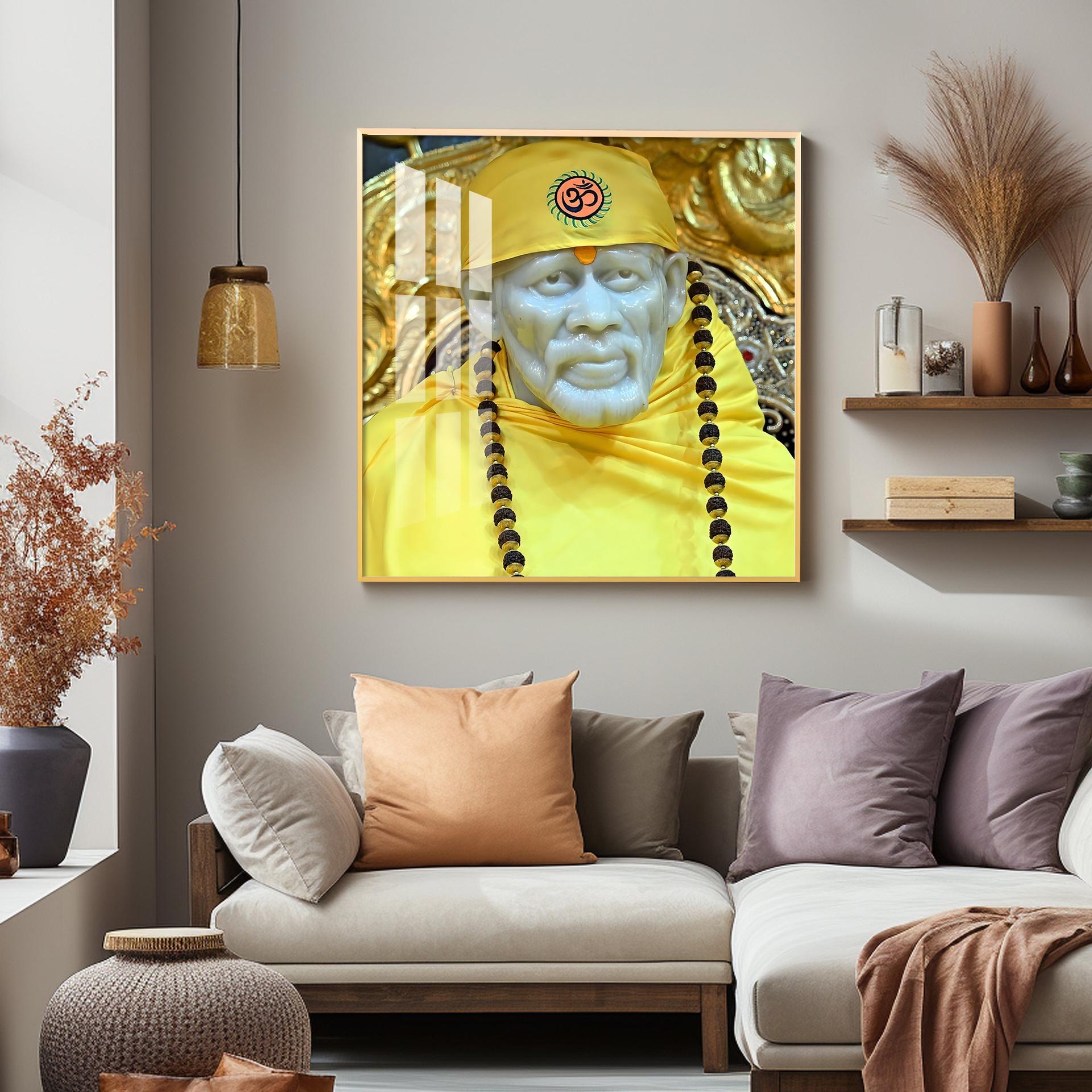 Jai Shree Sai Premium Acrylic Square Wall Art - Image 13