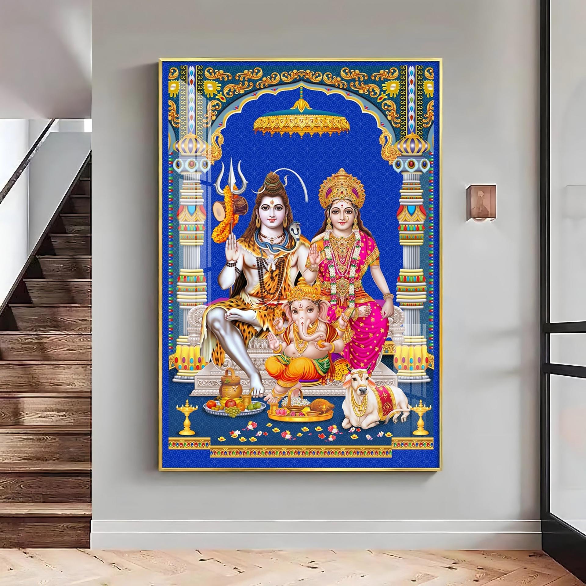 Divine Harmony Premium Acrylic Vertical Wall Art - Image 6