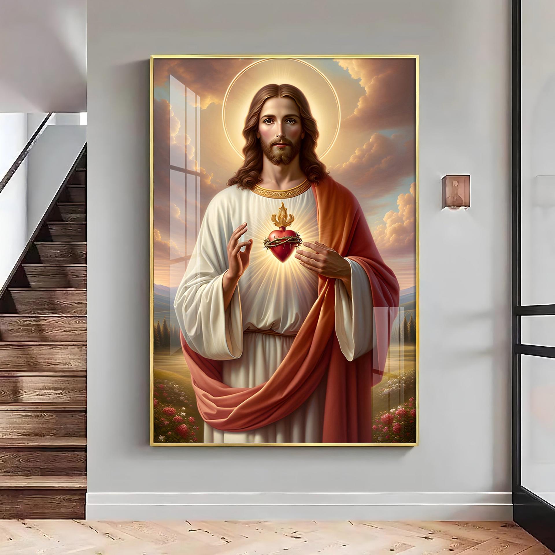 Emblem Of Divine Love Premium Acrylic Vertical Wall Art