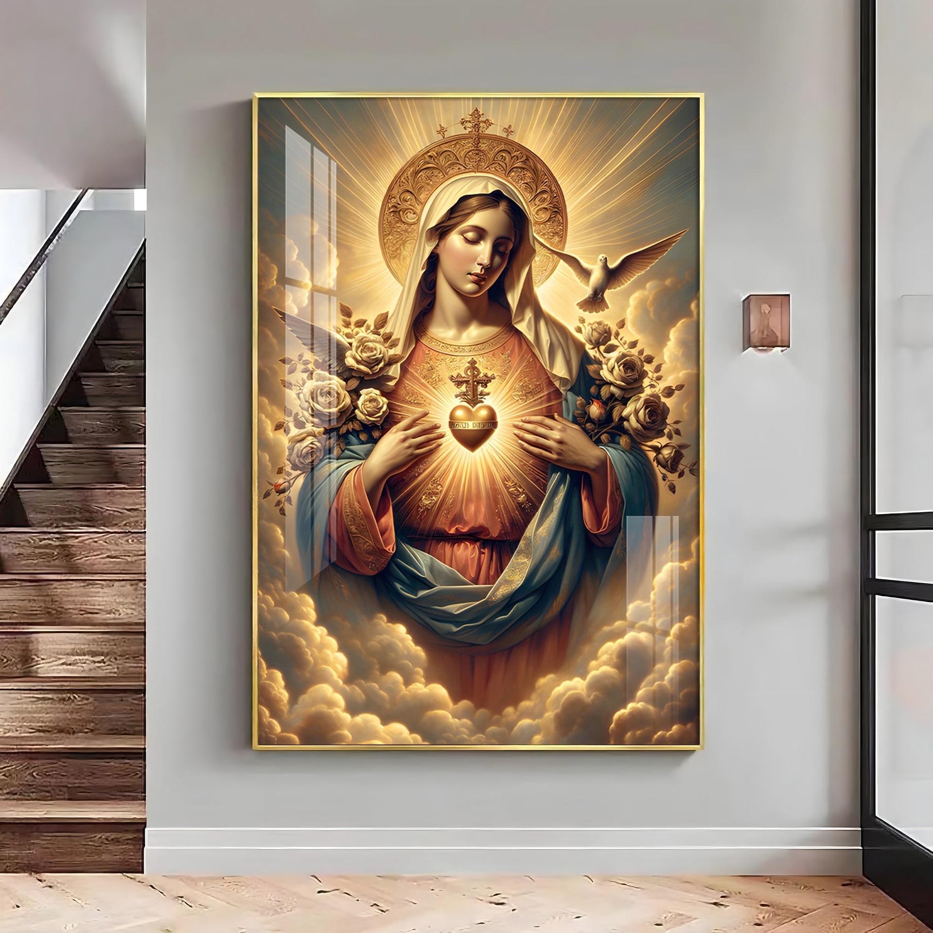 Angelic Harmony Premium Acrylic Vertical Wall Art - Image 10