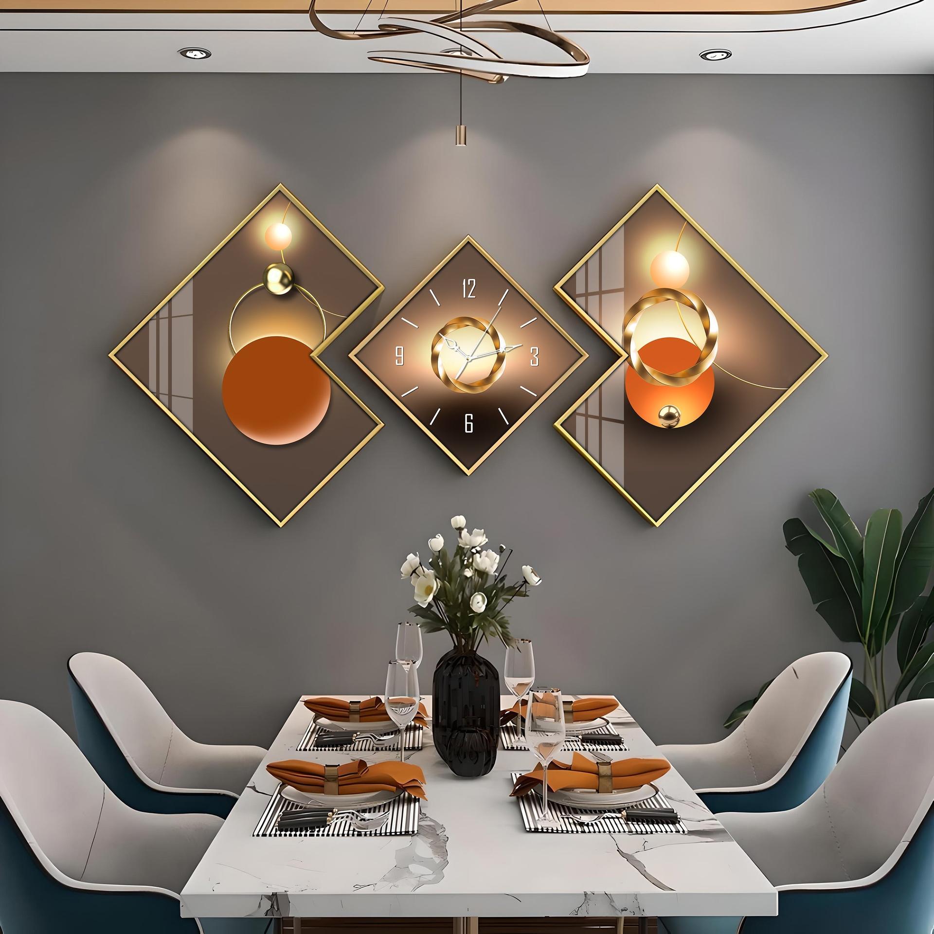 Illuminating Rings Premium Acrylic Wall Clock - Image 5