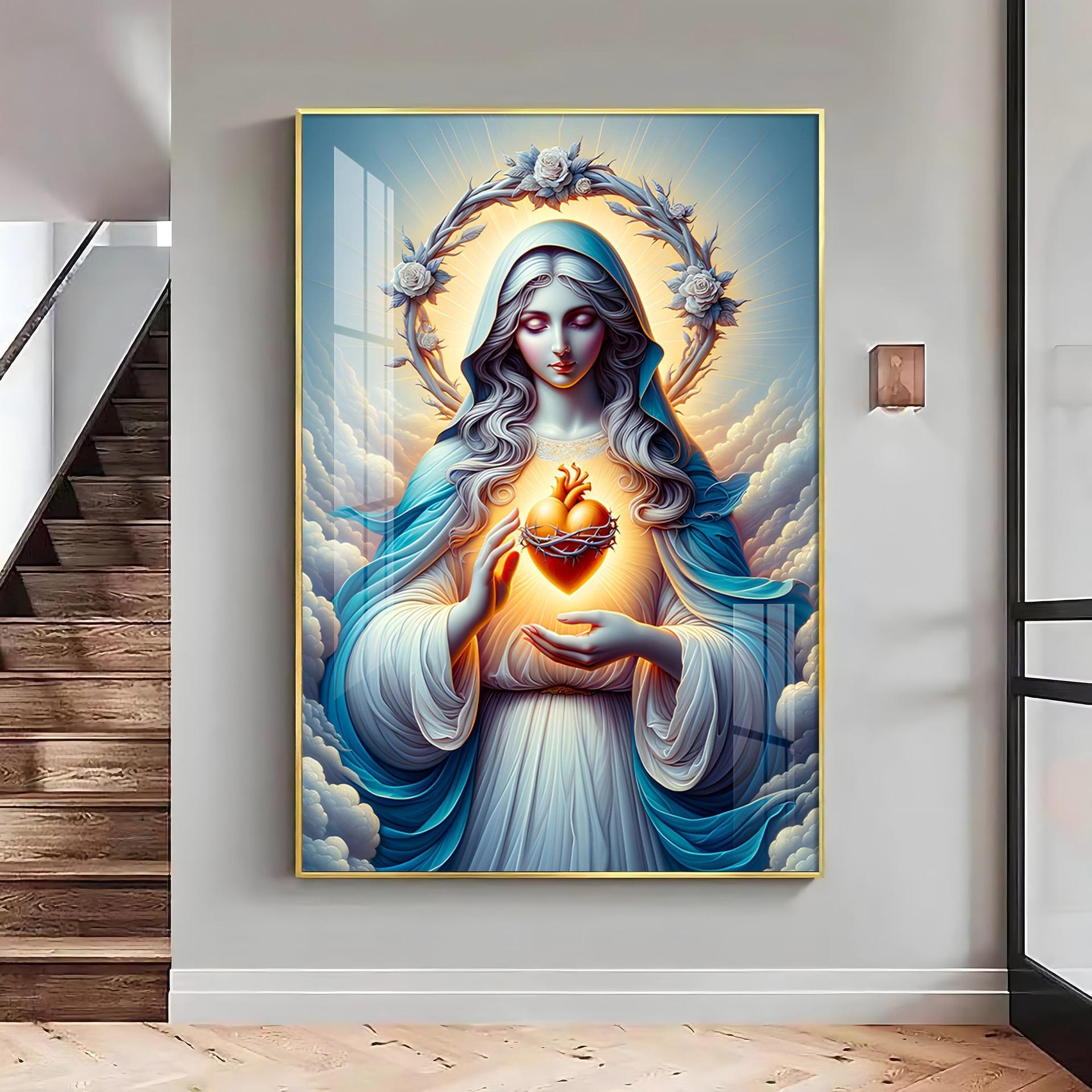 Divine Maternal Love Premium Acrylic Vertical Wall Art - Image 16