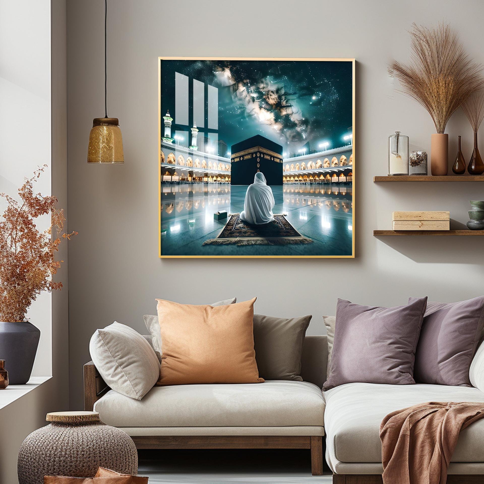 Kaaba Mecca Premium Acrylic Square Wall Art - Image 9