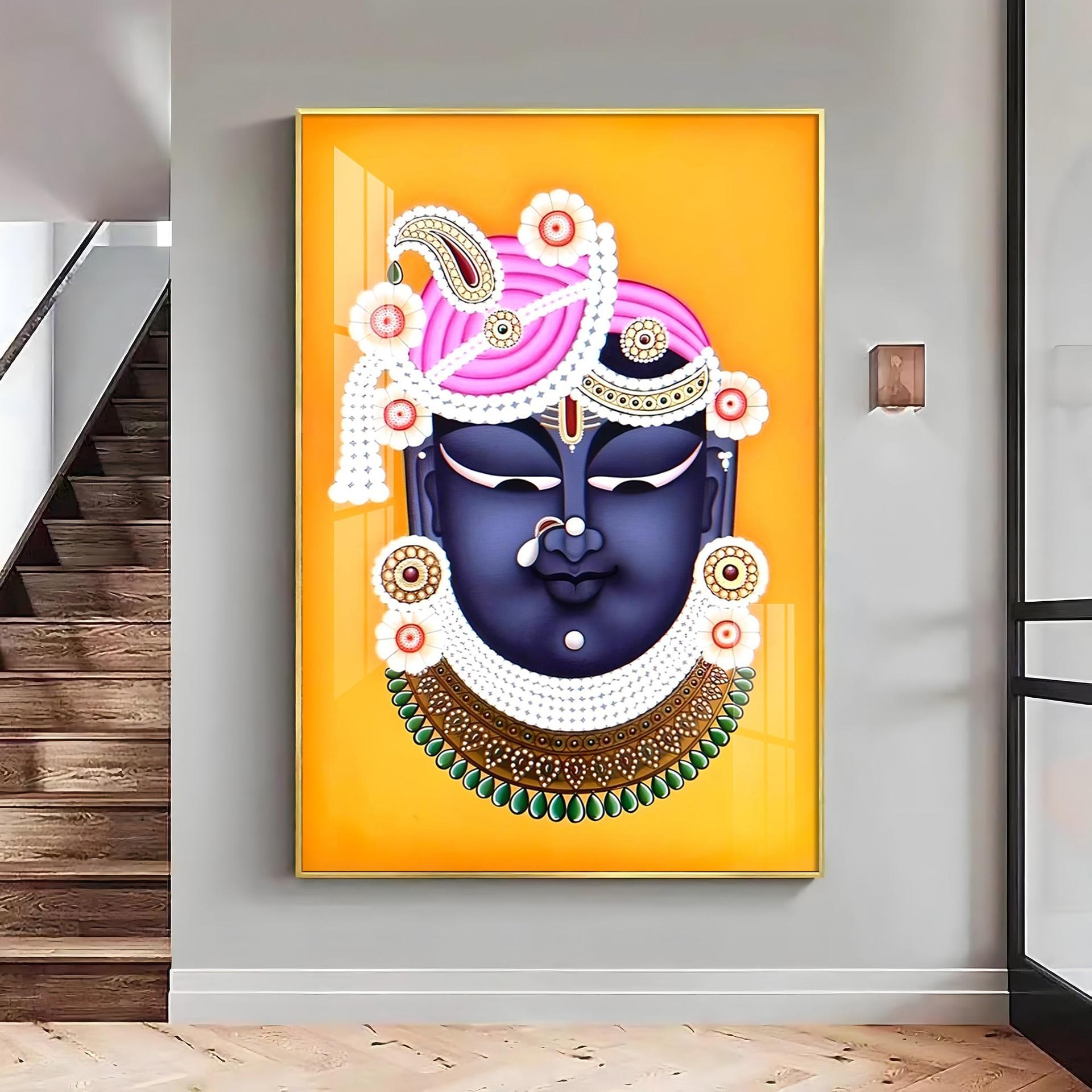 Lord Shreenathji Premium Vertical Acrylic Wall Art - Image 9