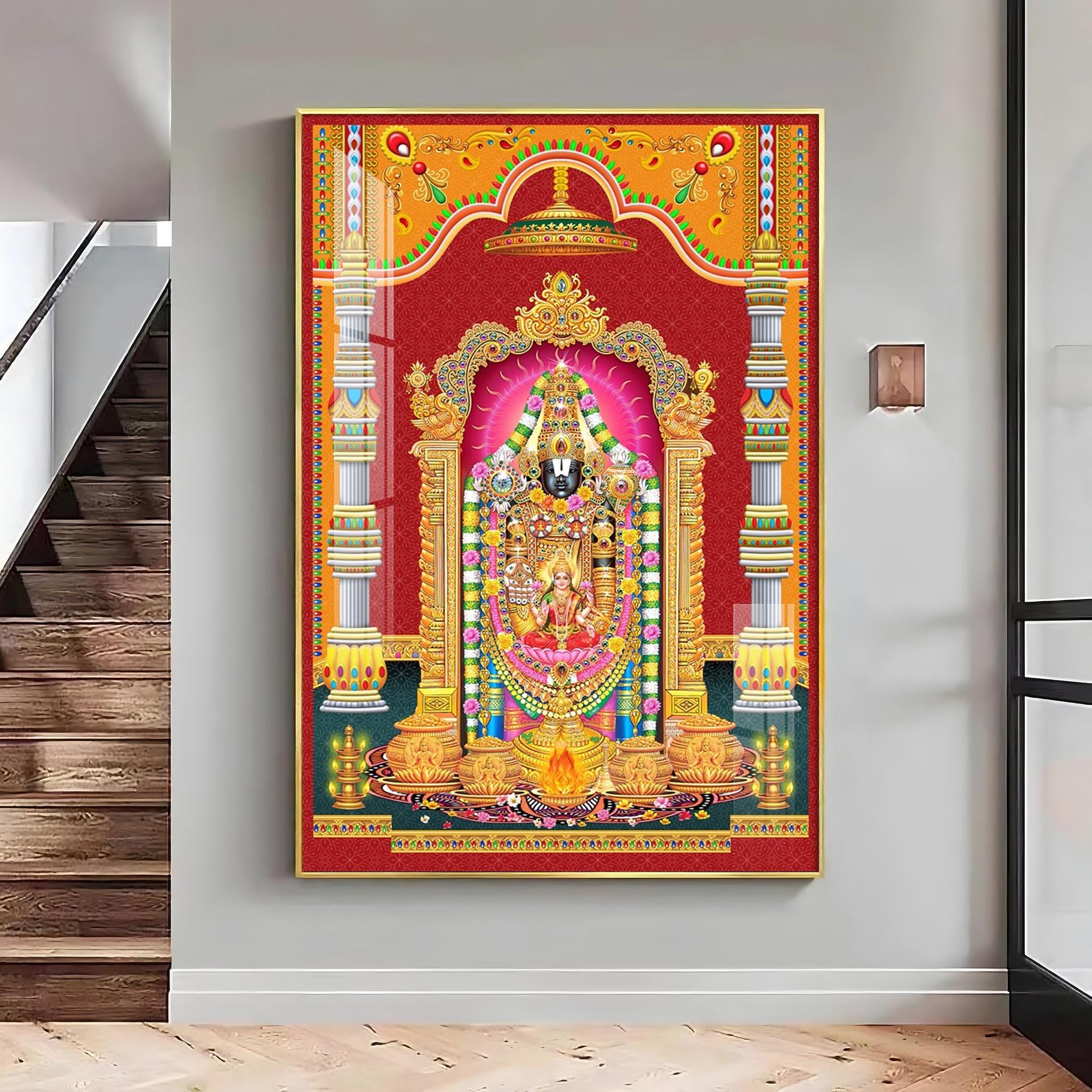 Narayana Blessing Premium Acrylic Vertical Wall Art - Image 7