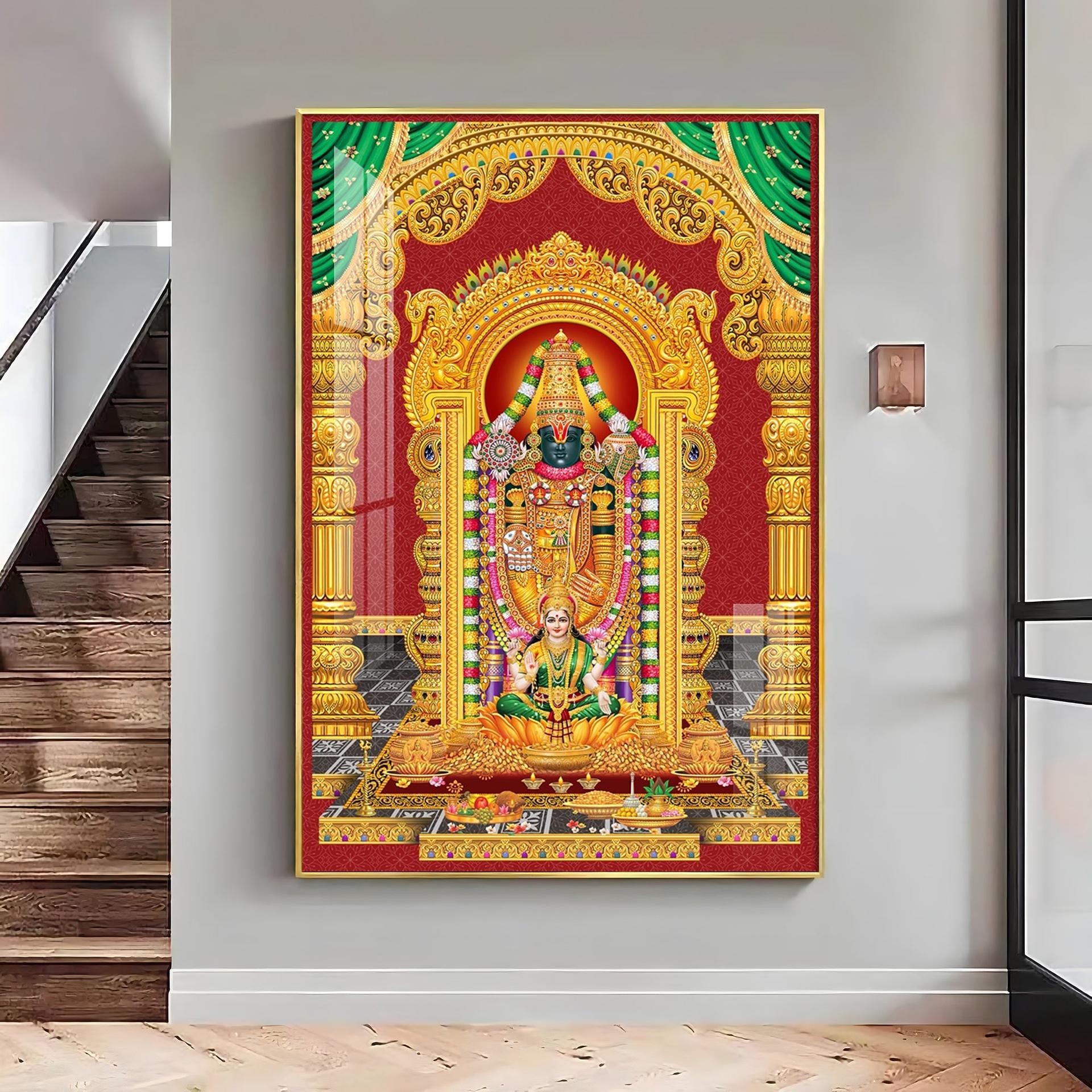 Lord Balaji Essence Premium Acrylic Vertical Wall Art - Image 9